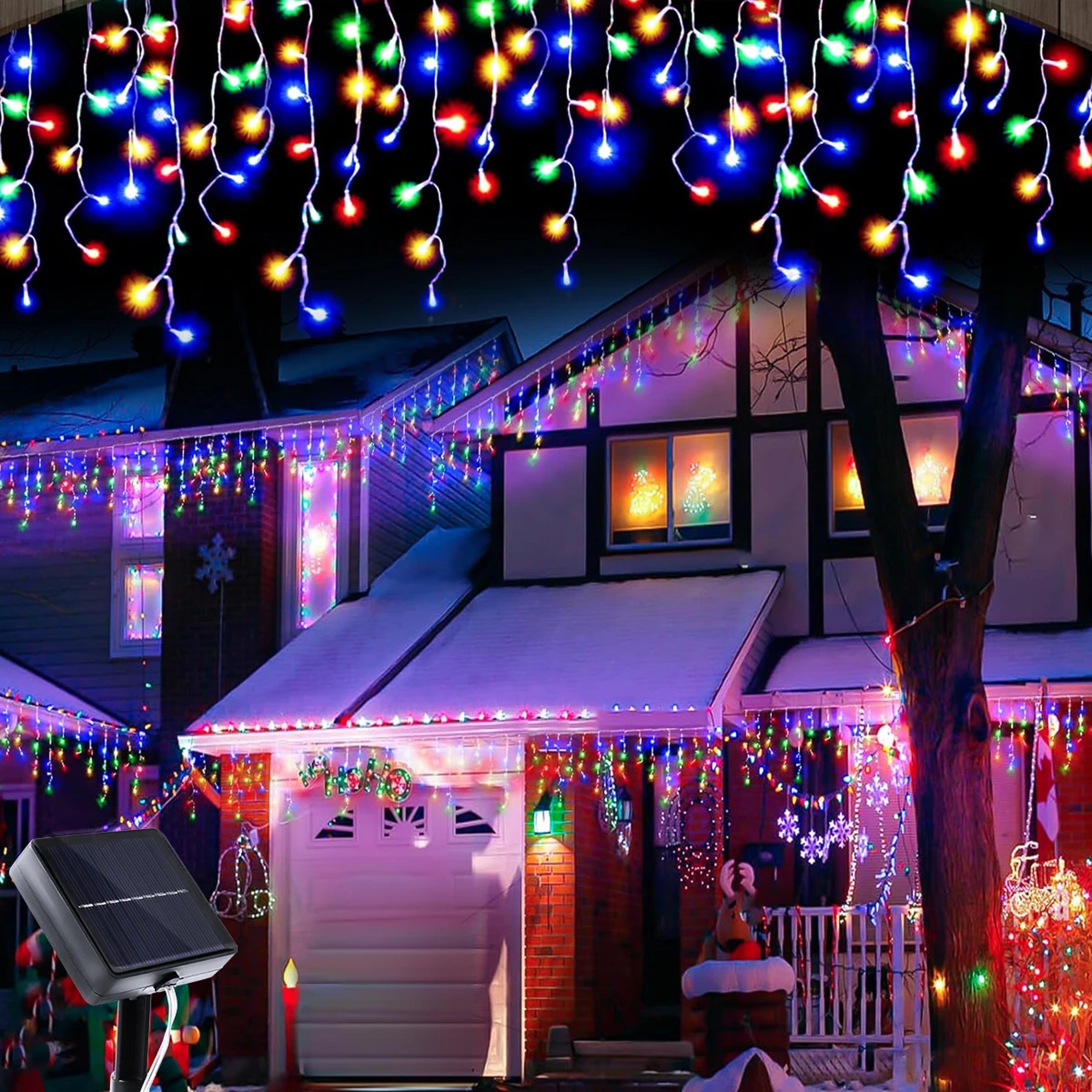 Solar Outdoor Christmas Lights Waterproof Fairy Lights For Home Party Halloween Holiday Decoration 6