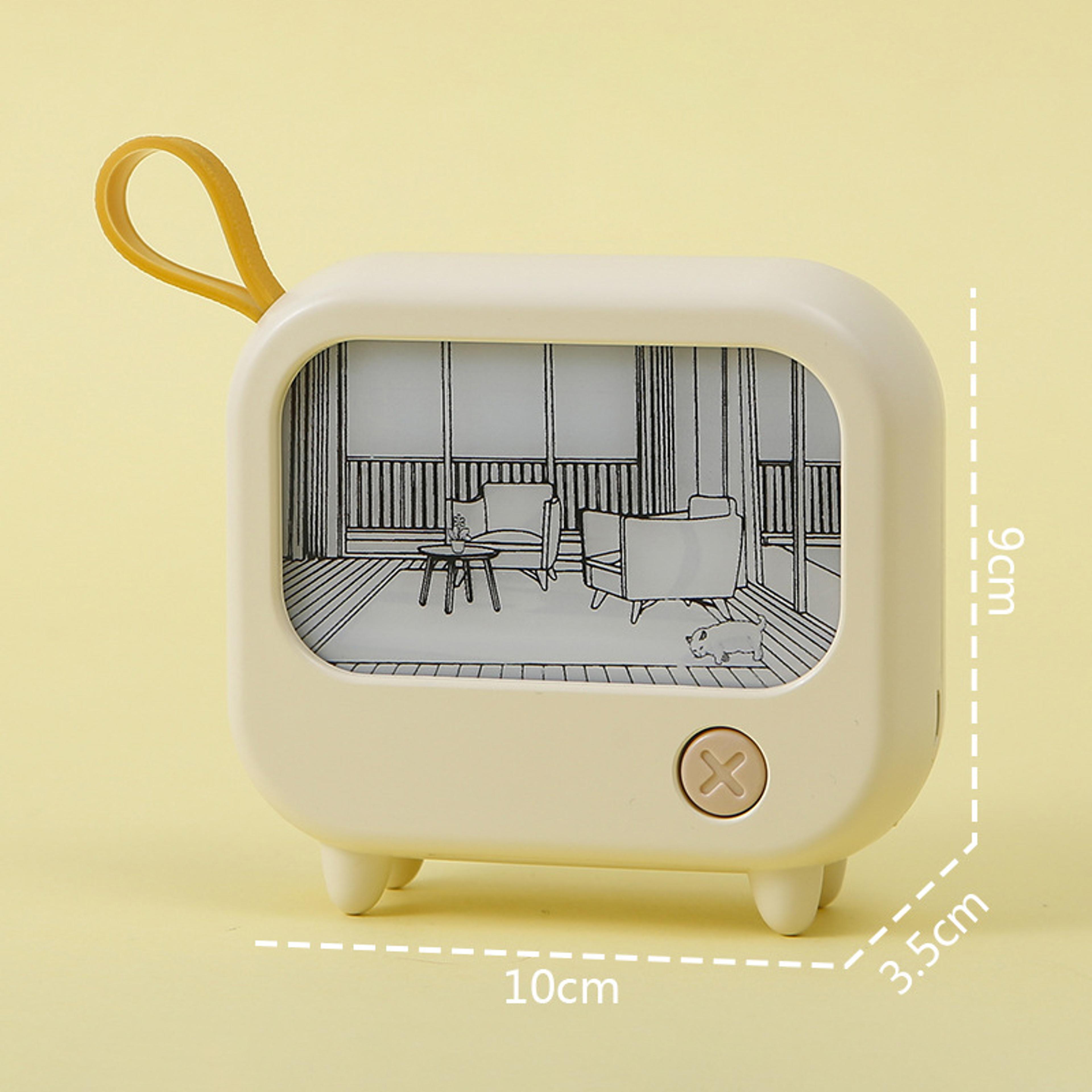 TV Painting Night Light LED Cute Child Learning Table Lamp Mini Desktop Atmosphere Lighting Room Ho 8