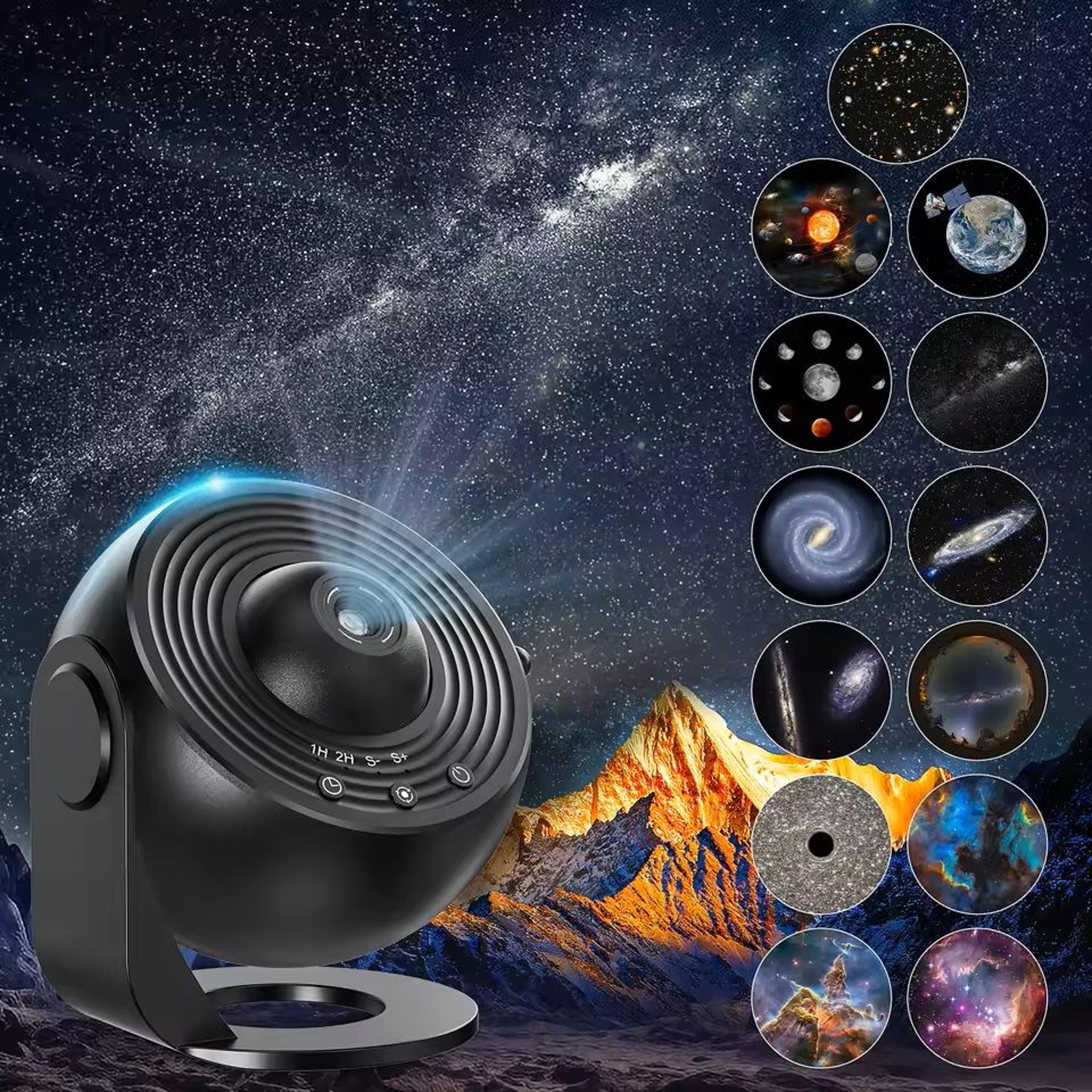 galaxy projector with realistic starry sky and solar system for kids bedroom