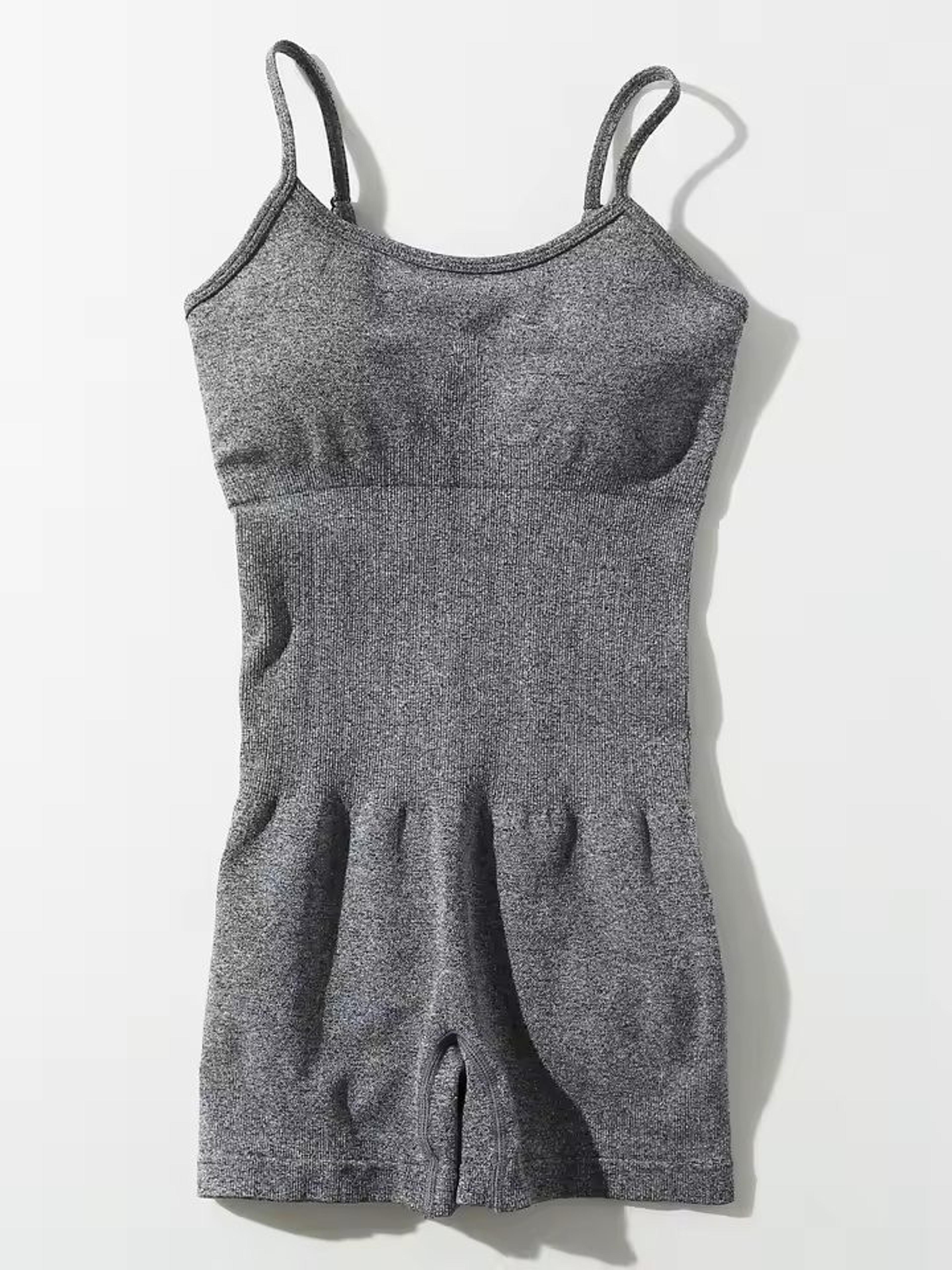Seamless OnePiece Fitness Bodysuit  Peach Lift QuickDry Yoga Wear 8