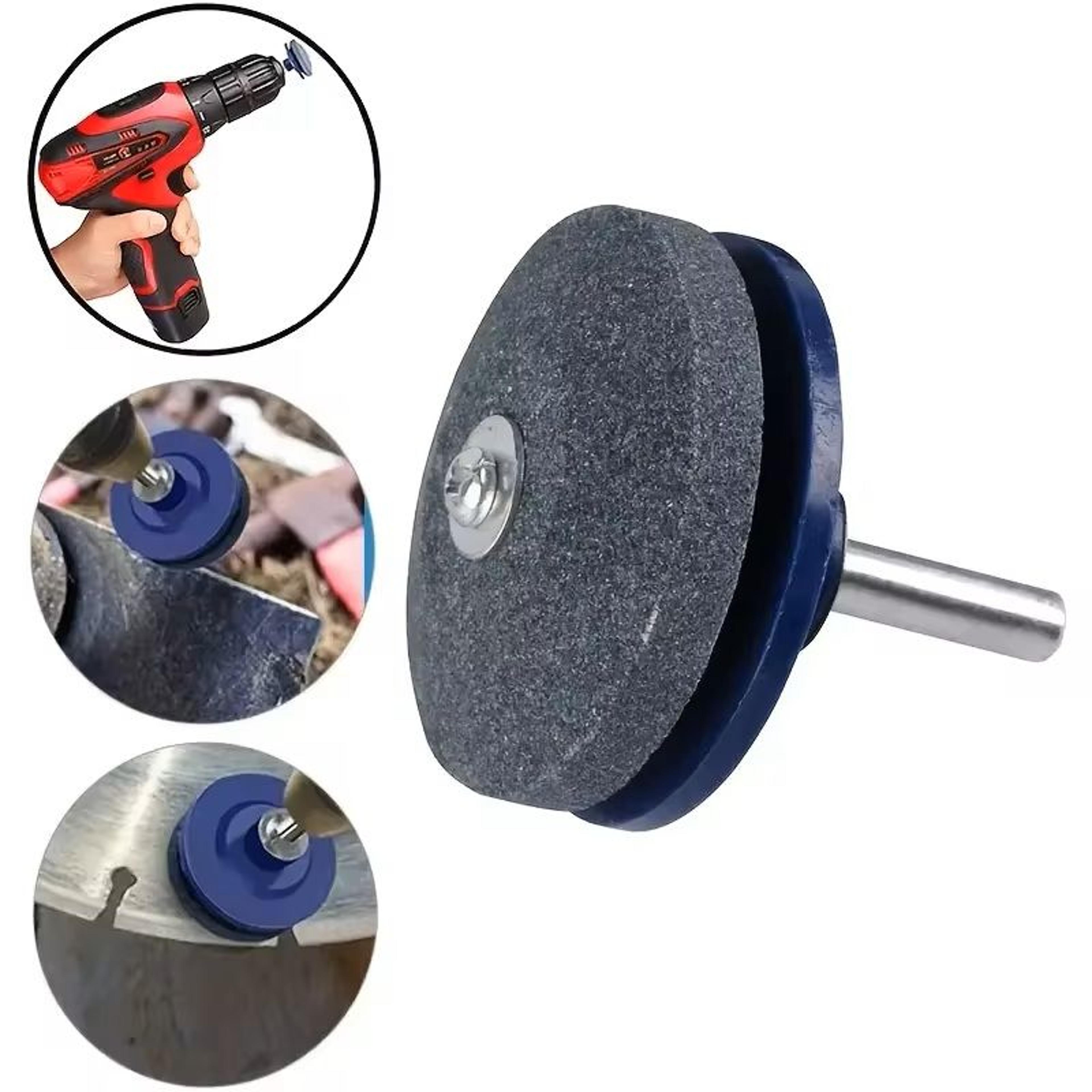 Electric Lawn Mower Blade Sharpener With Grinding Head And Whetstone 1