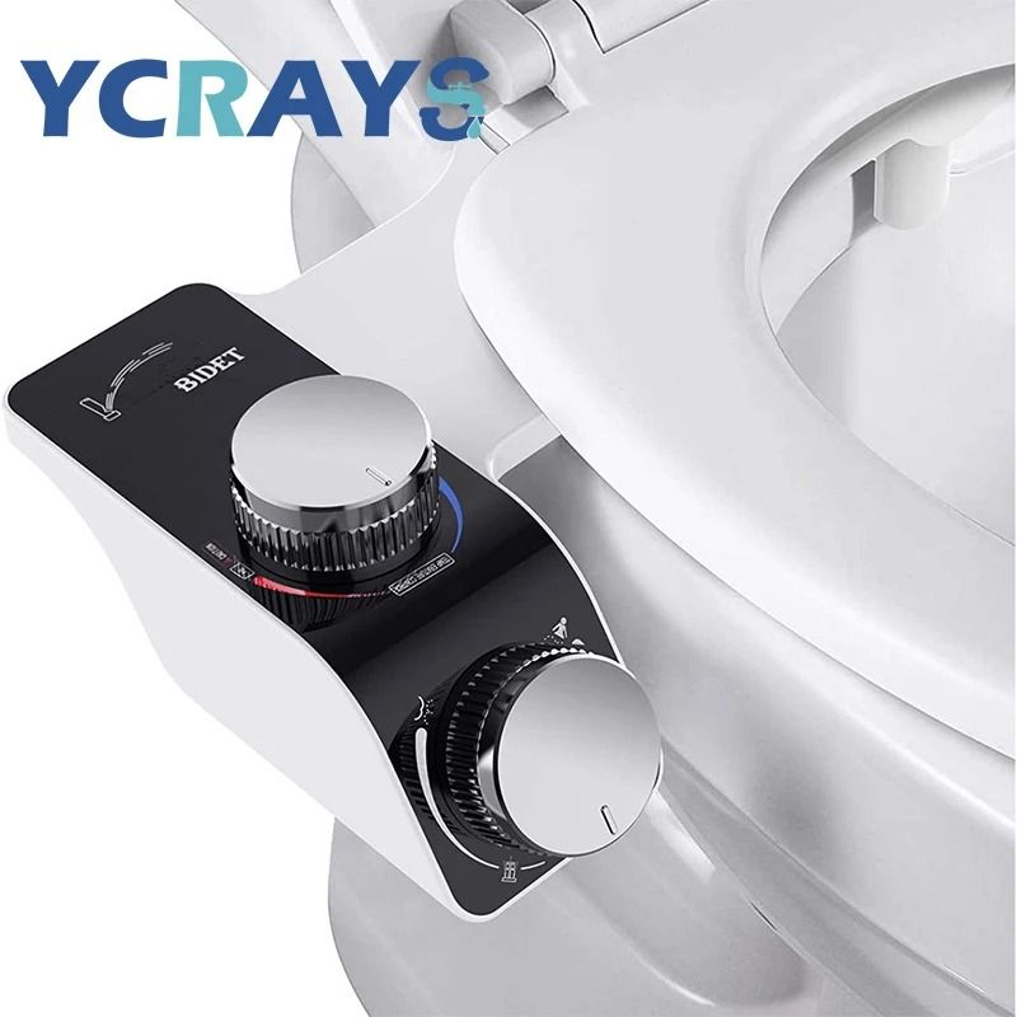 NonElectric Bidet Toilet Seat Attachment With Dual Nozzles 0