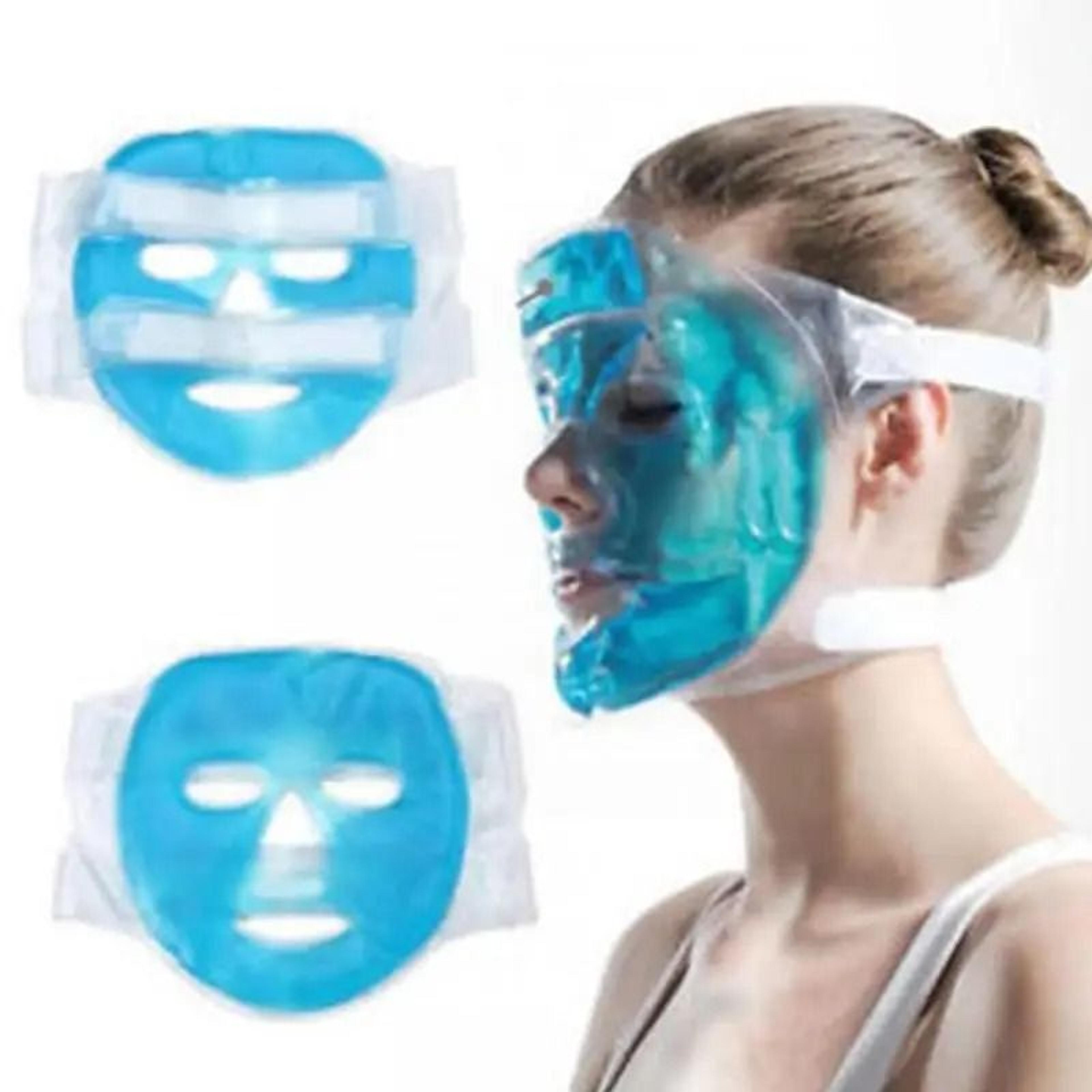 cold gel face mask for relaxation and skin refreshment