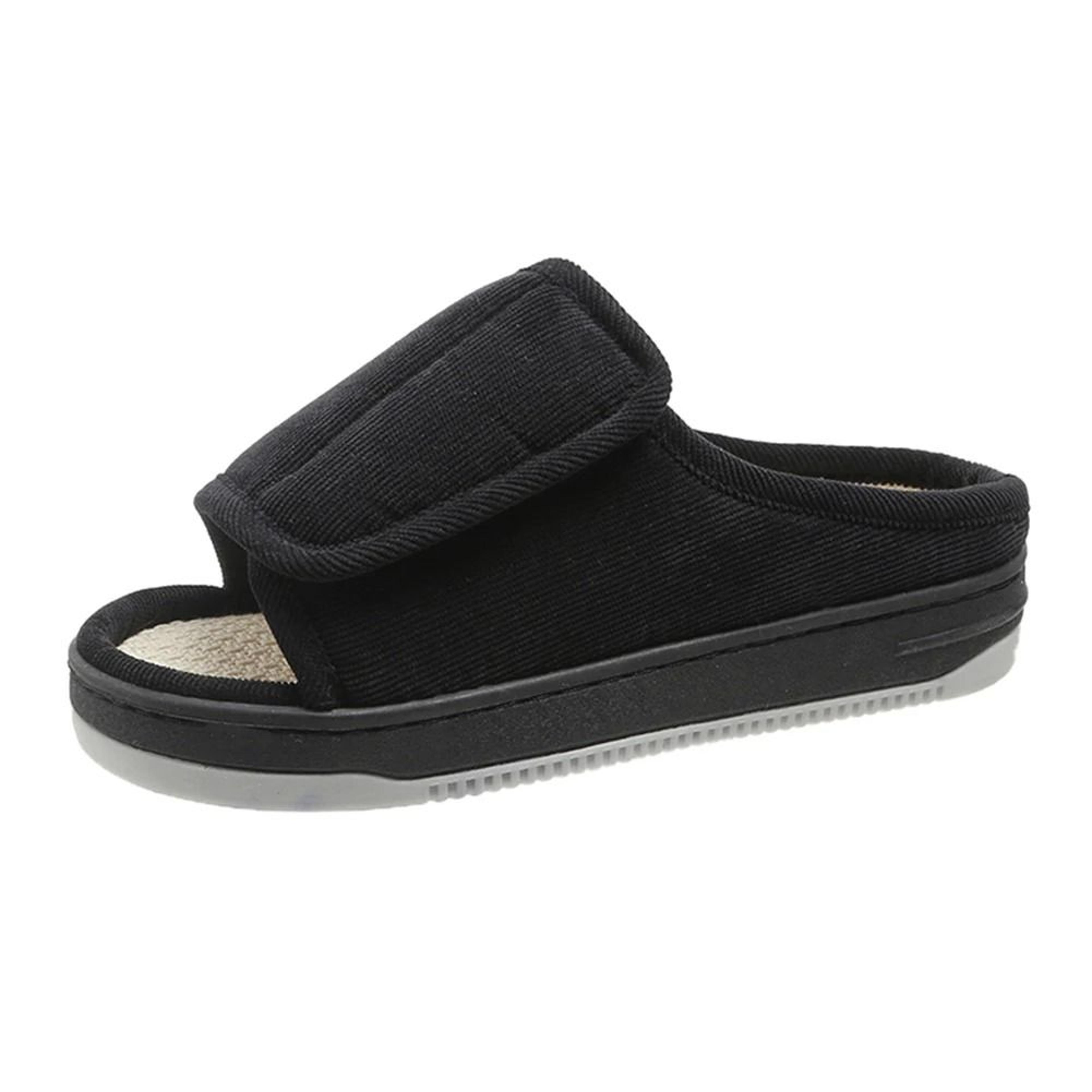 Men Women Diabetic Slippers Adjustable Open Toe Swollen Feet Shoes With Non Slip Sole 7