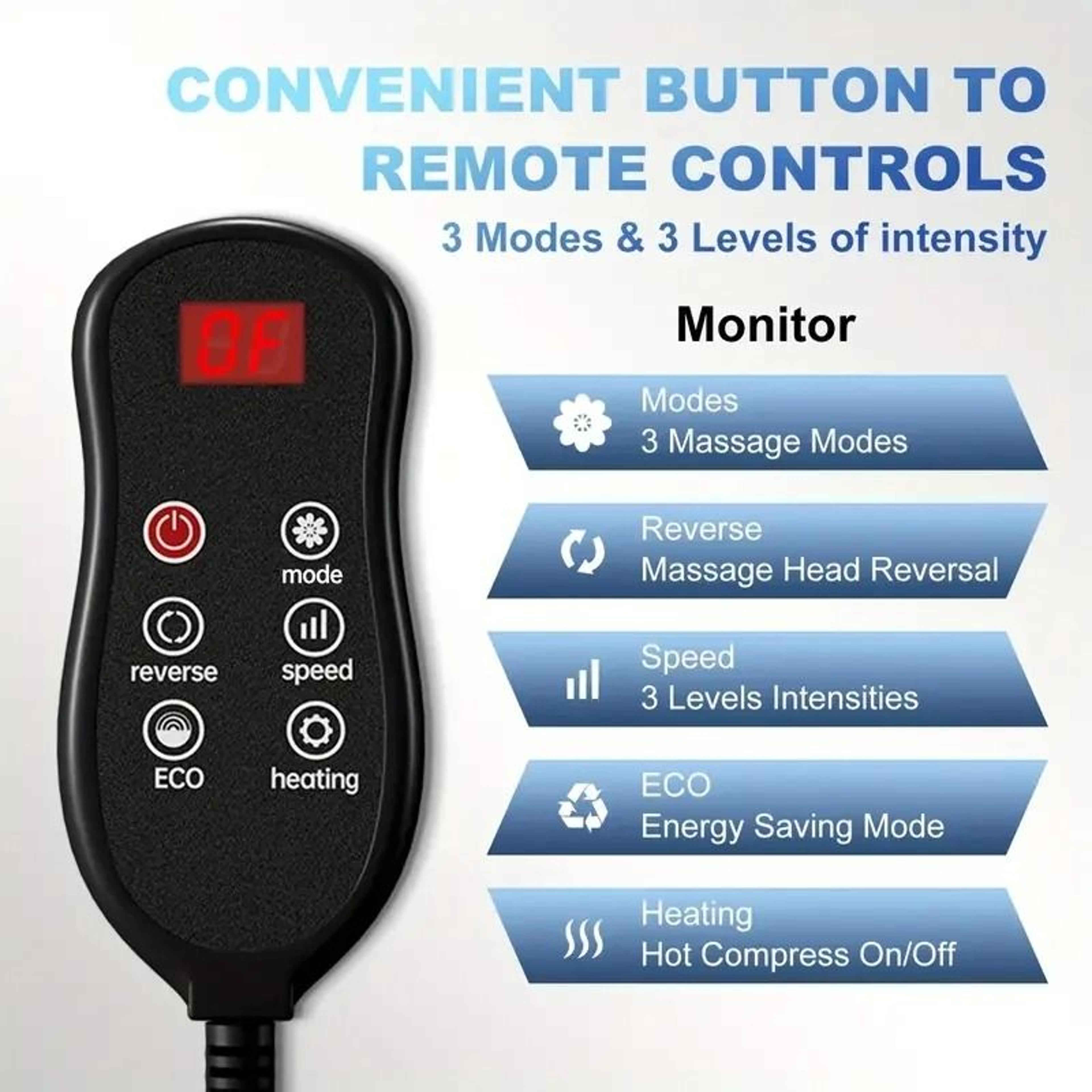 Extra Big Electric Foot Massager With Heat Shiatsu Kneading For Calf And Leg Relaxation 4