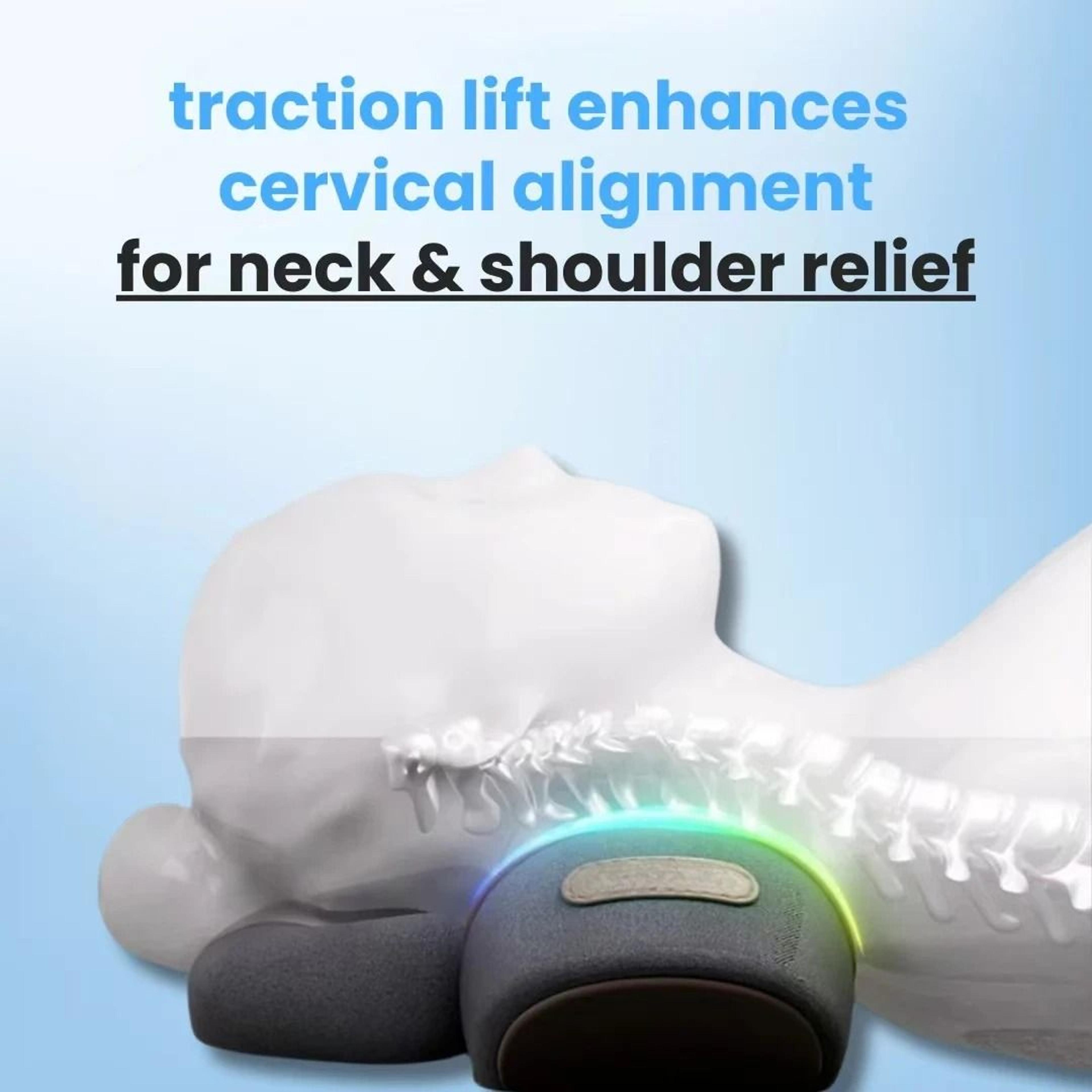 3 In 1 Neck Massager Pillow With Heat Vibration And Cervical Support 6