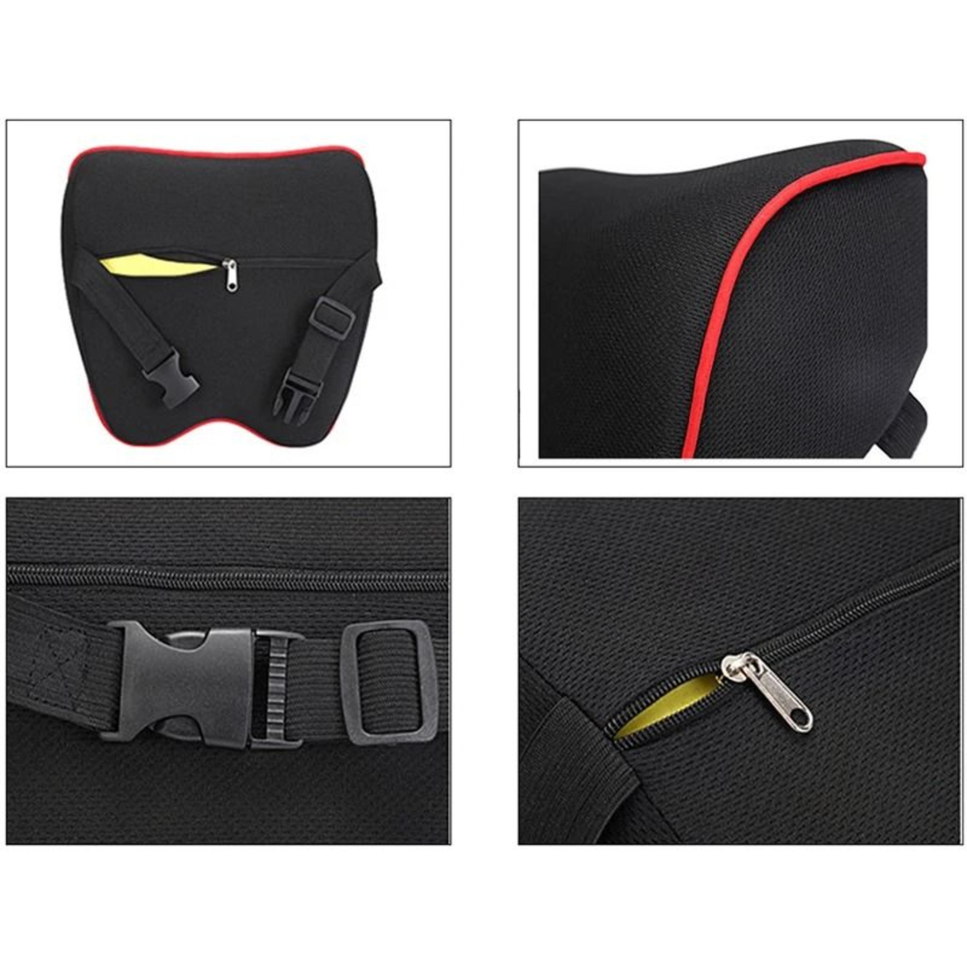 Car Neck Pillow With Memory Foam Cushion For Seat Head Support 2