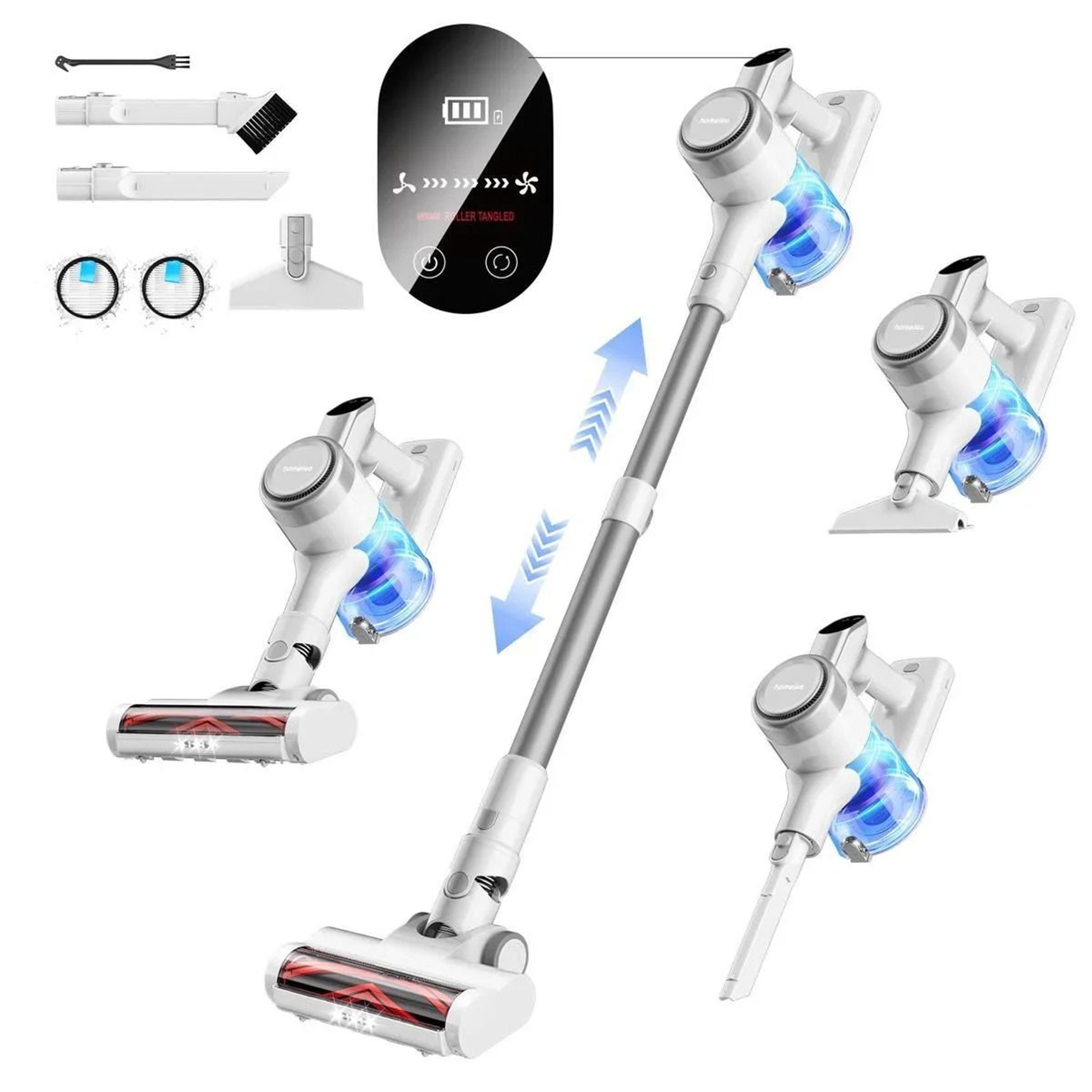 Cordless Stick Vacuum Cleaner With 23KPa Suction And LED Display 7