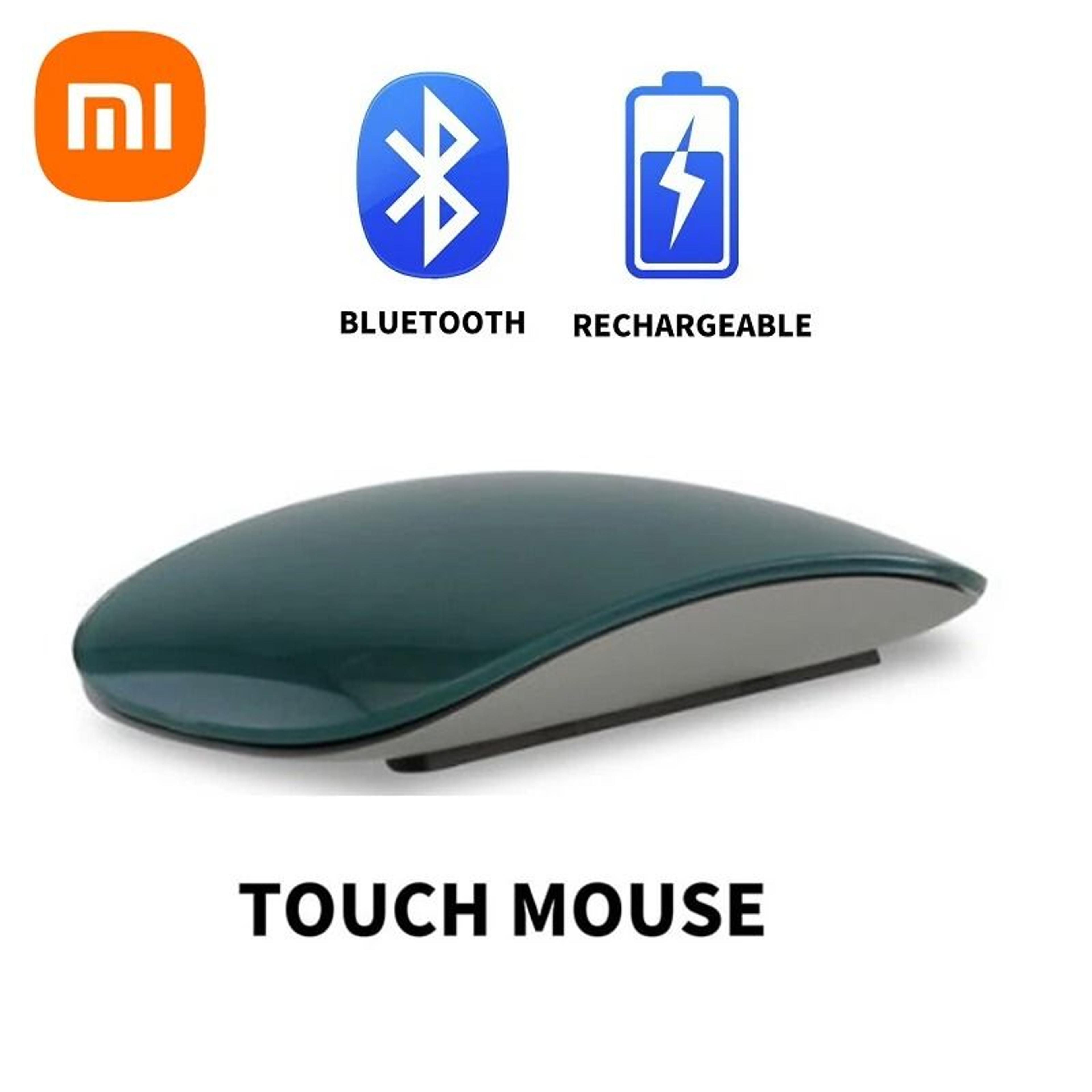 Wireless Bluetooth Magic Computer Mouse Dual Mode Silent Rechargeable Touch Slim Ergonomic Mouse 7