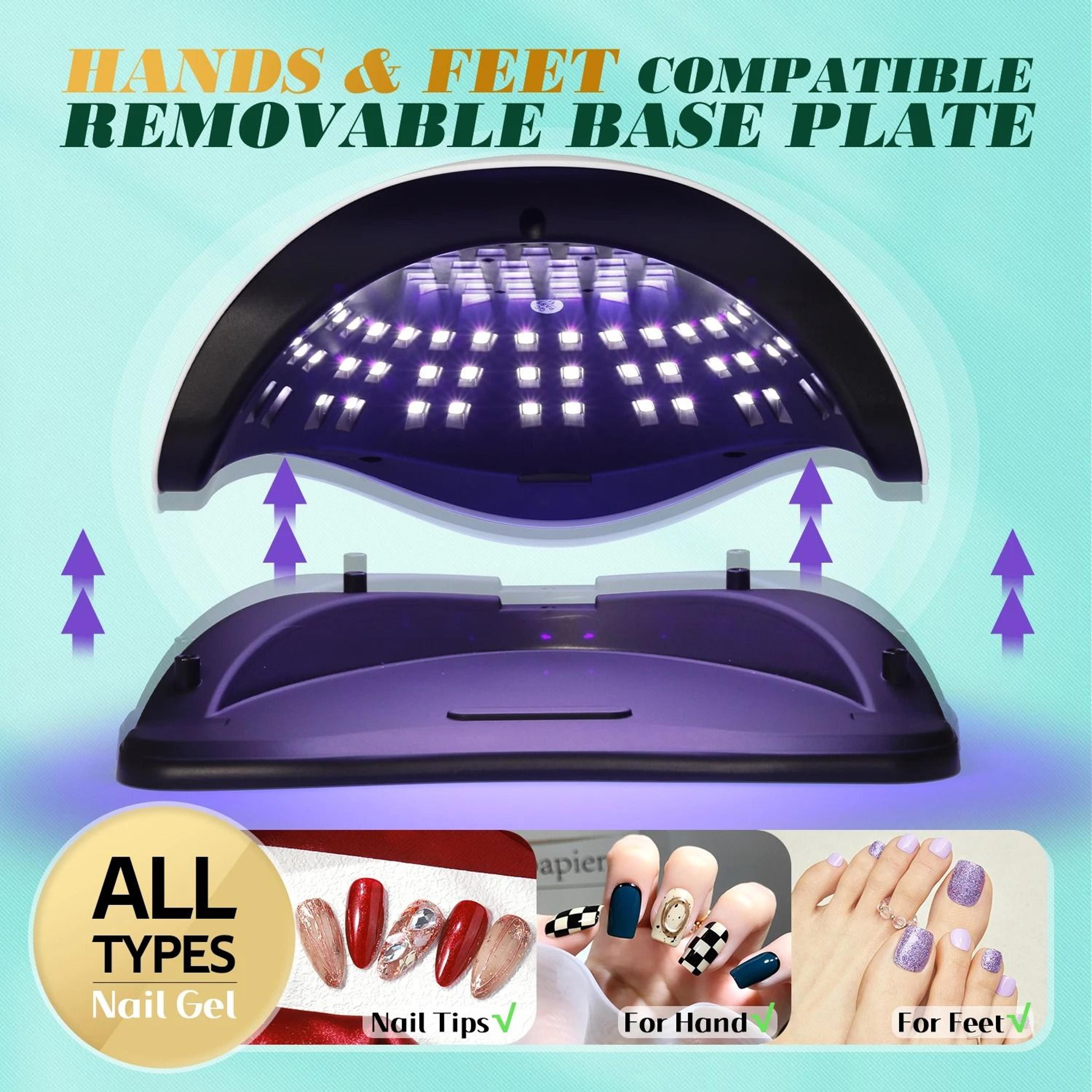 UV LED Nail Lamp 380W Professional Gel Polish Dryer For Salon And Home Use 6