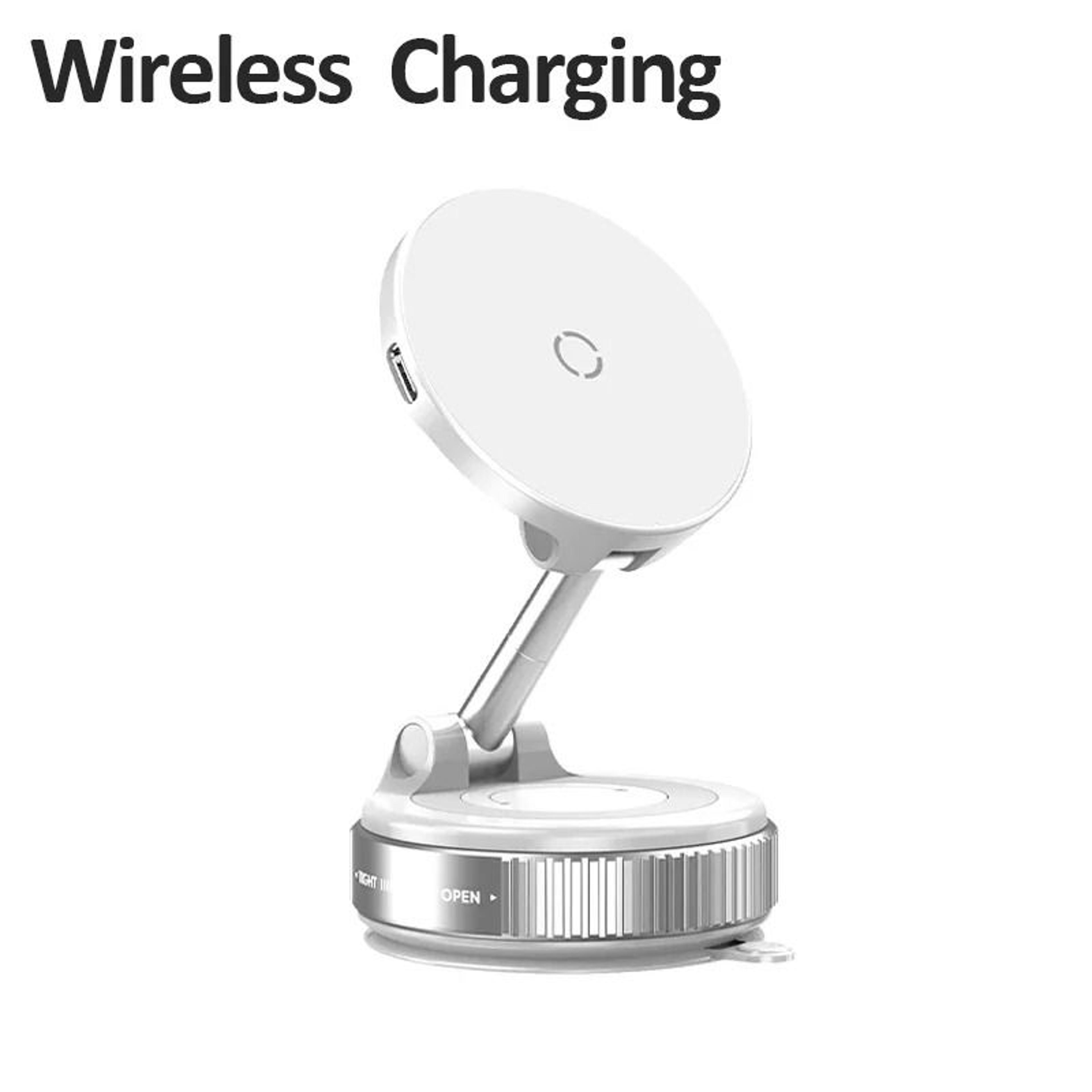 Magnetic Wireless Car Charger And Phone Holder 8