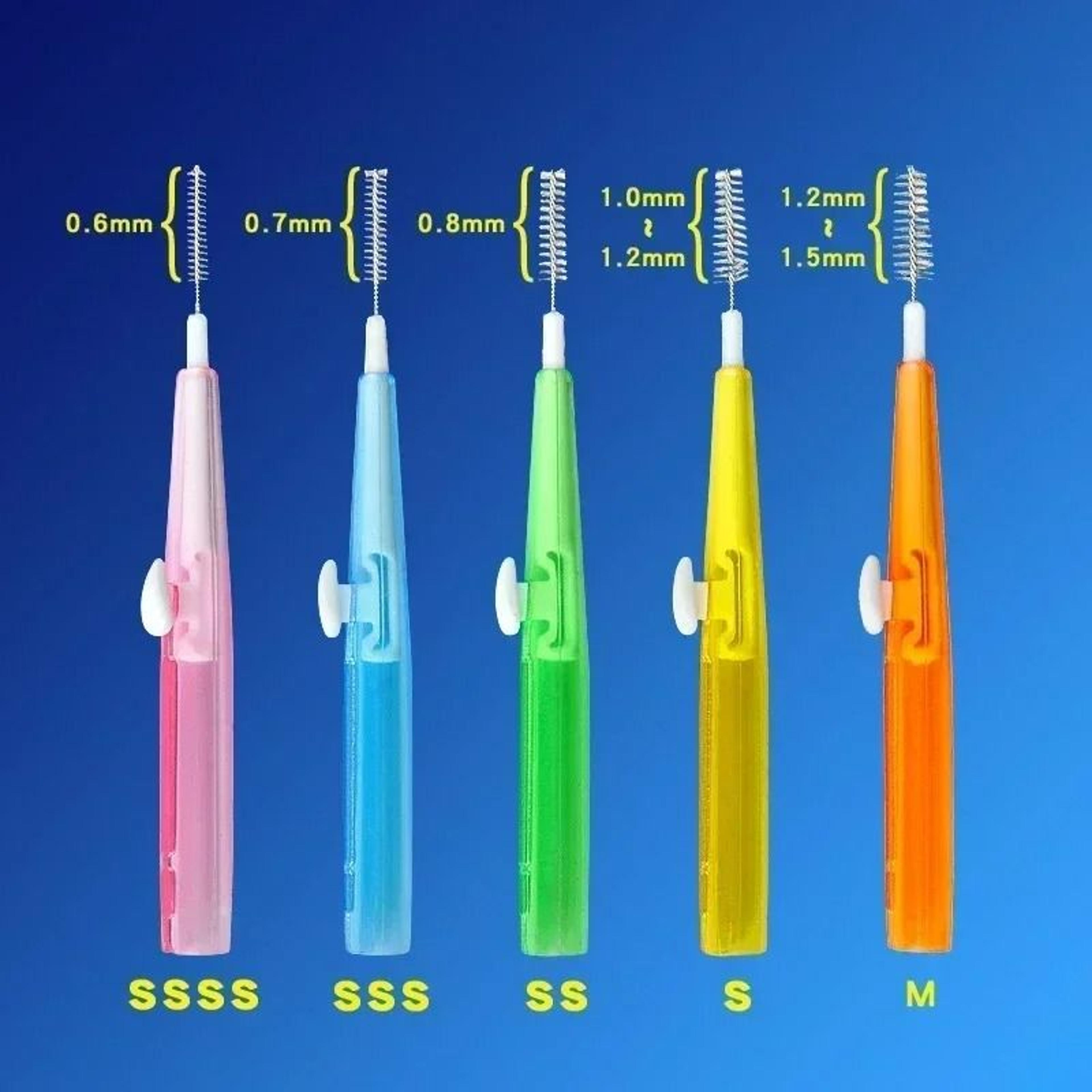 Curved Interdental Cleaning Brush Set  20 Piece Dental Care Kit 3