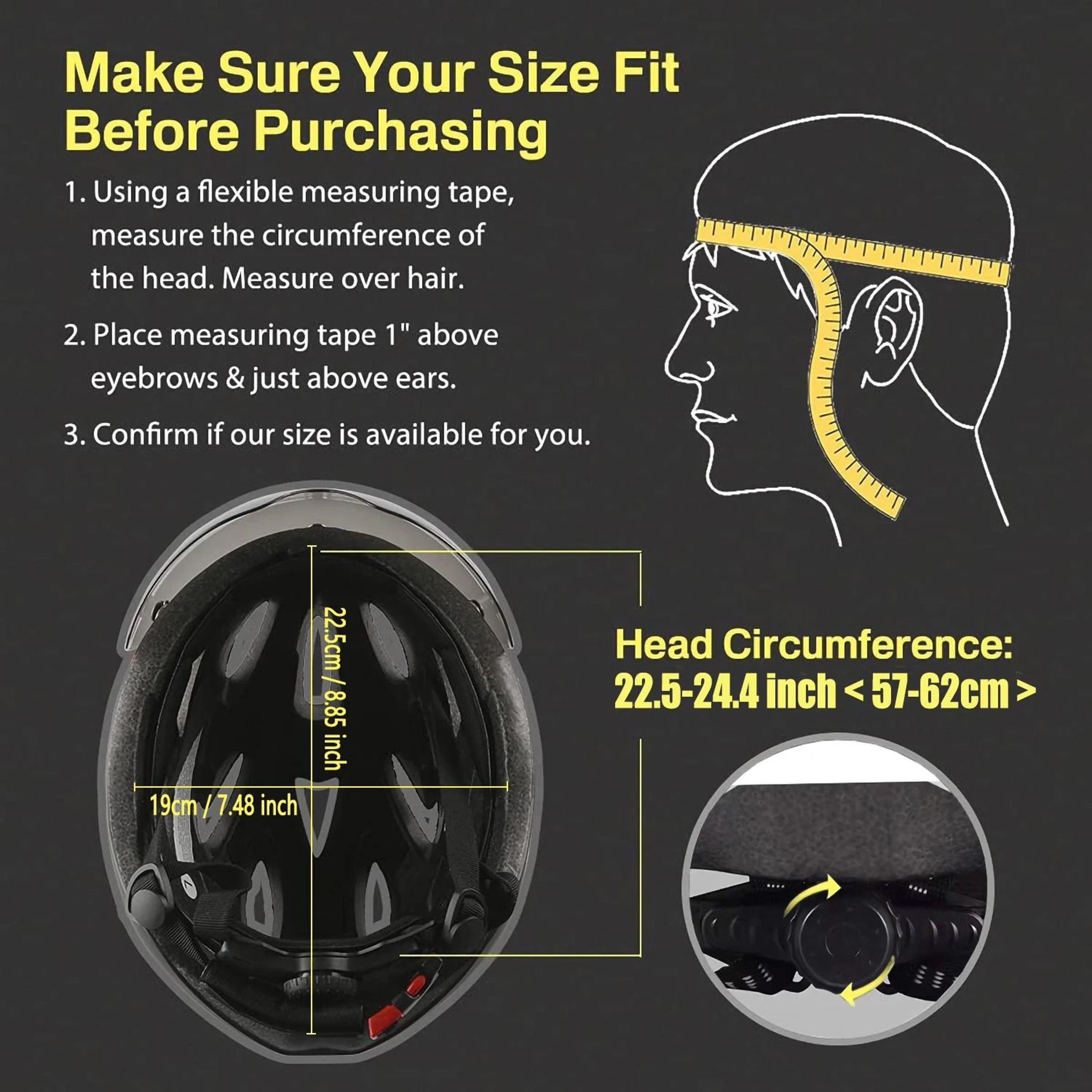 4in1 Lightweight Cycling Helmet With Detachable Sun Visor And Goggles For Road And Mountain Biking 4