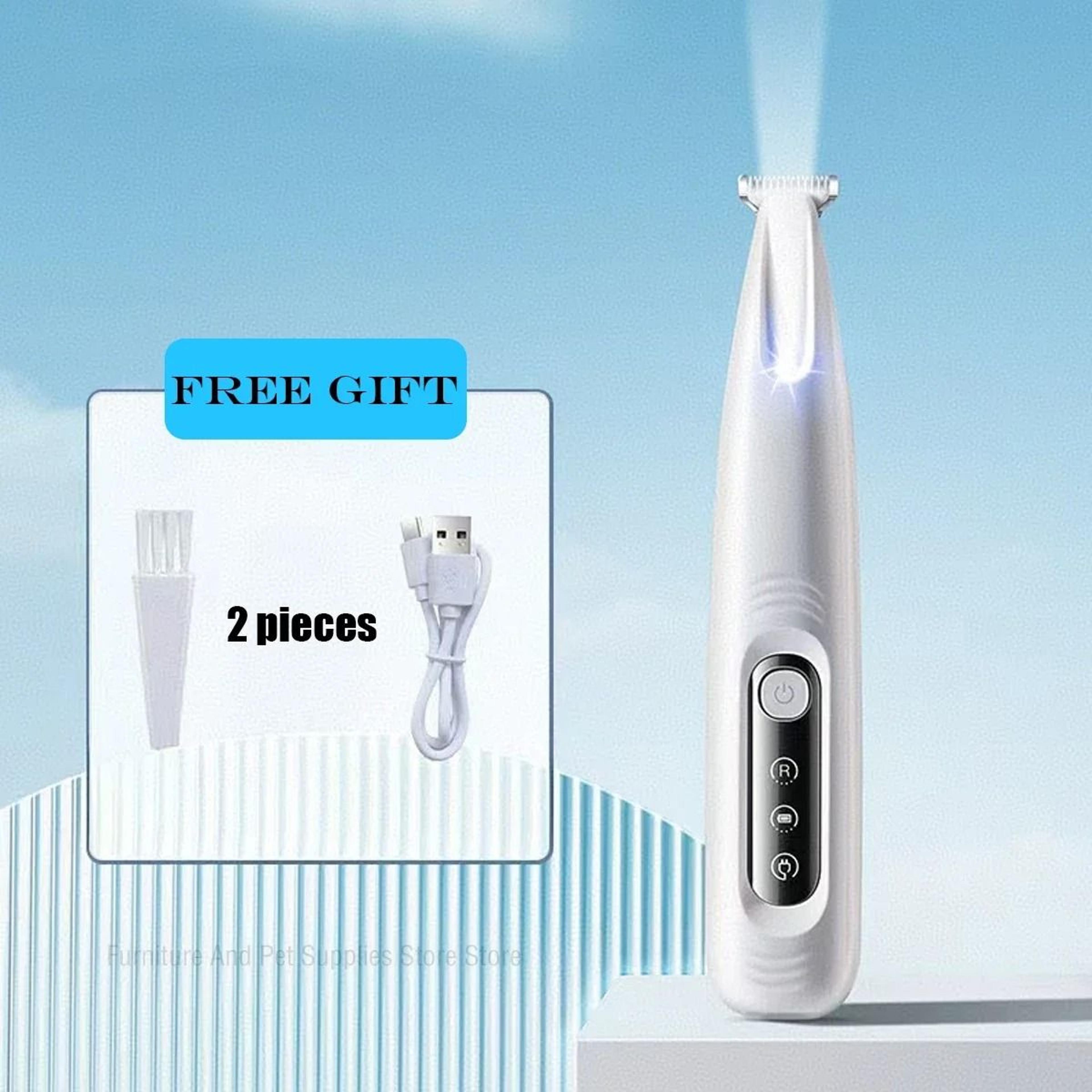 Waterproof Pet Paw Trimmer With LED Light And Display For Safe Precise Grooming 7