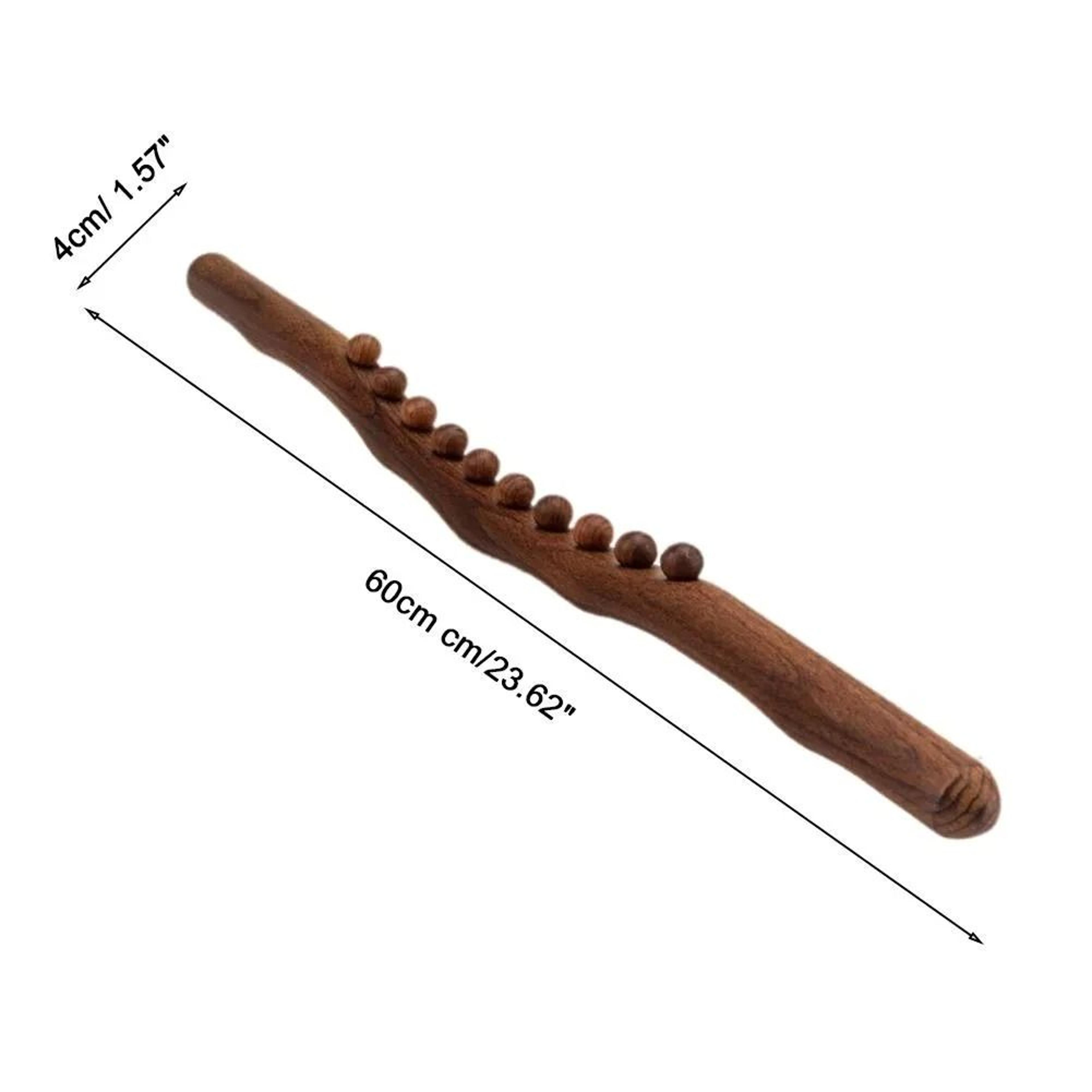 Wooden Gua Sha Massage Stick Body Slimming Tool 5