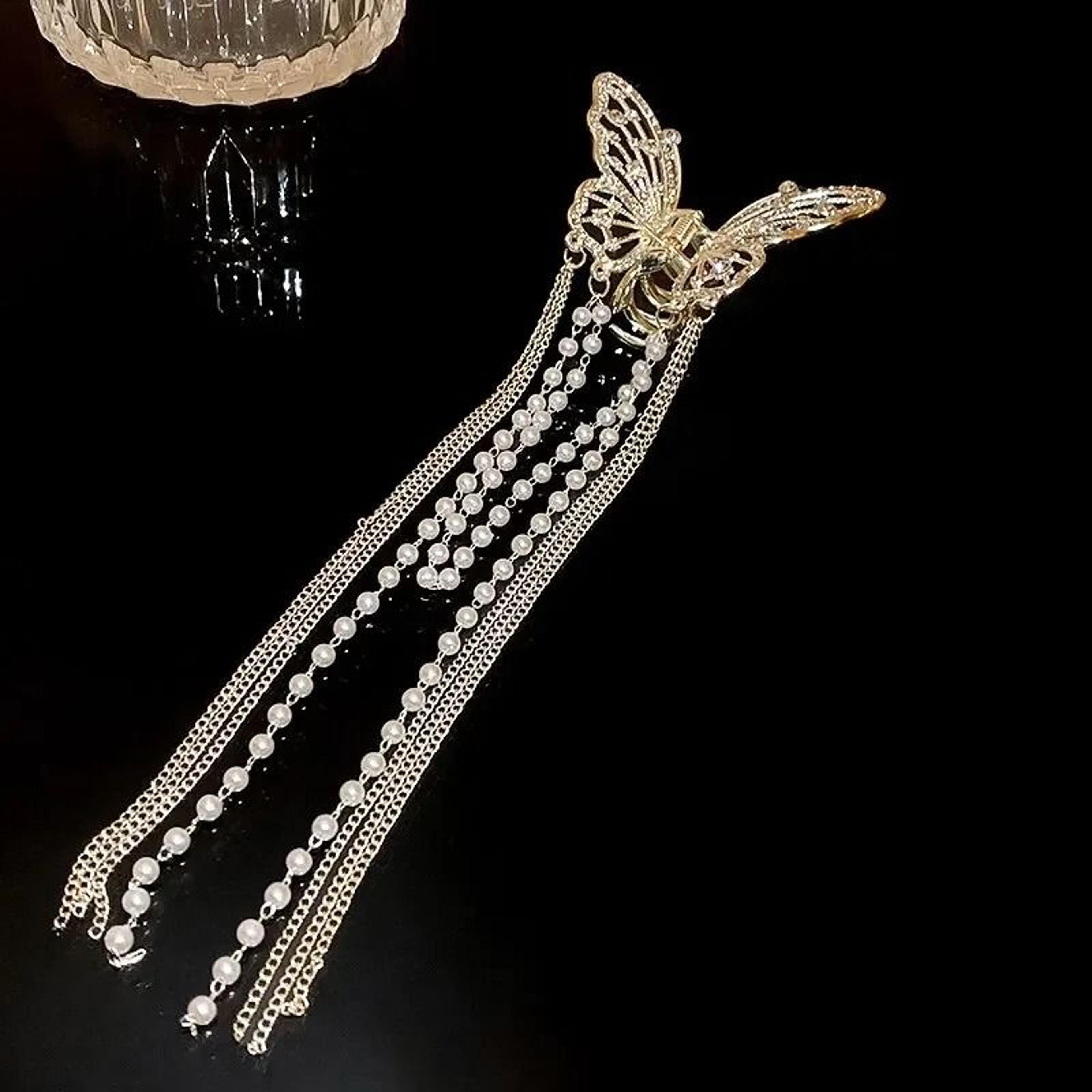 Butterfly Hair Clip With Long Tassel For Women 3