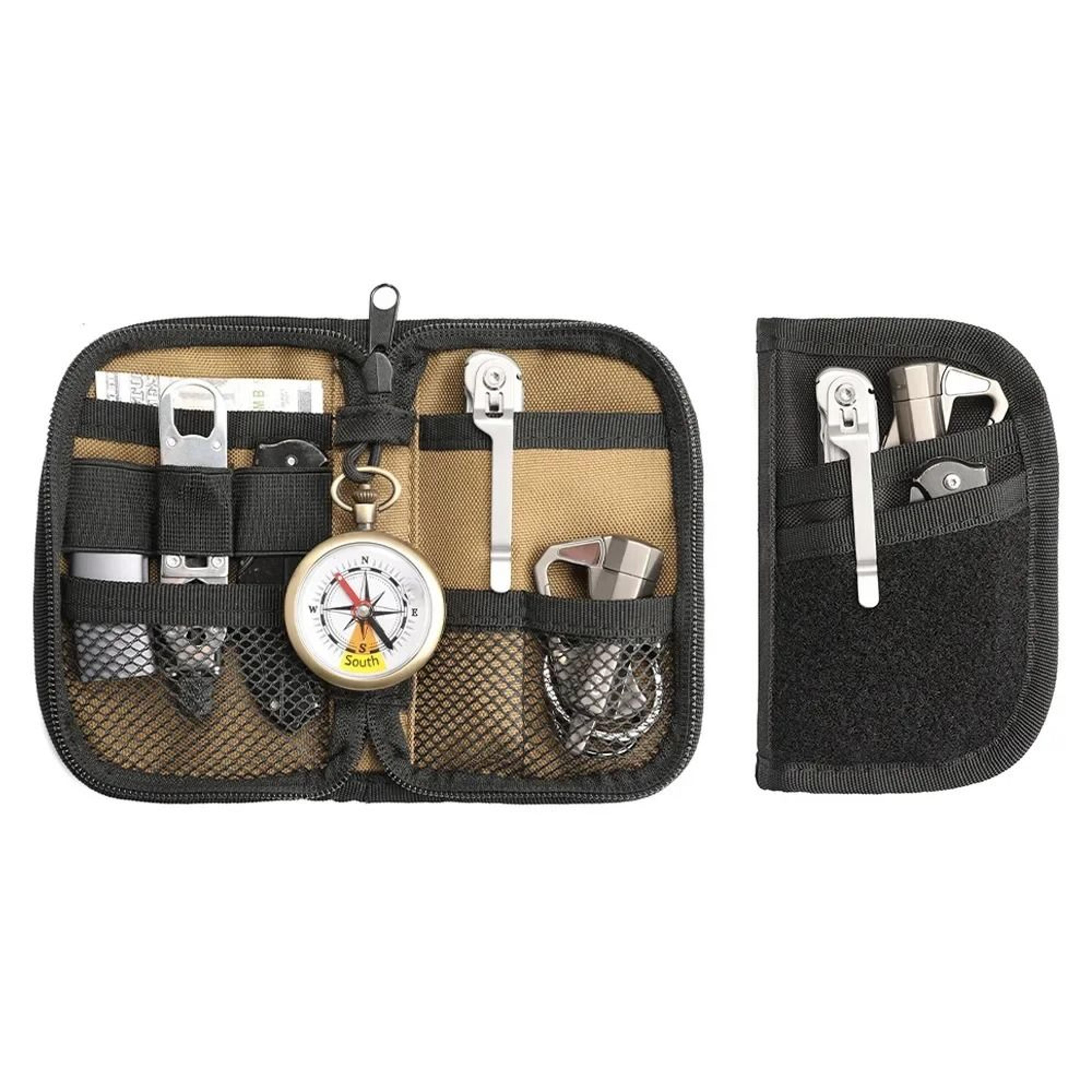 Portable Outdoor EDC Tool Storage Bag  Mini Pocket Organizer For Gear Cards And Everyday Carry 5