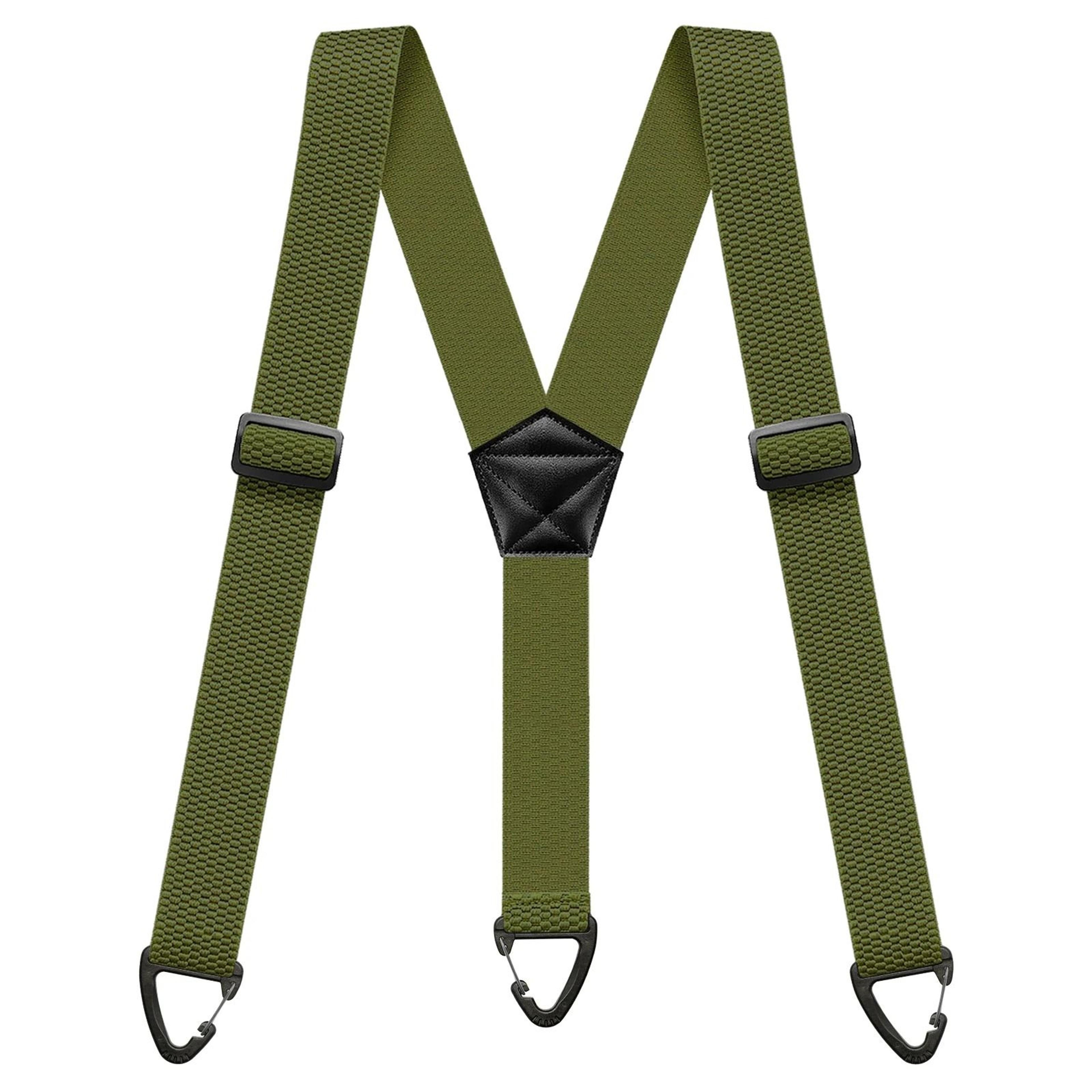 Hidden Suspenders For Men  Heavy Duty UnderClothing Y Back Suspenders With Snap Loops 10