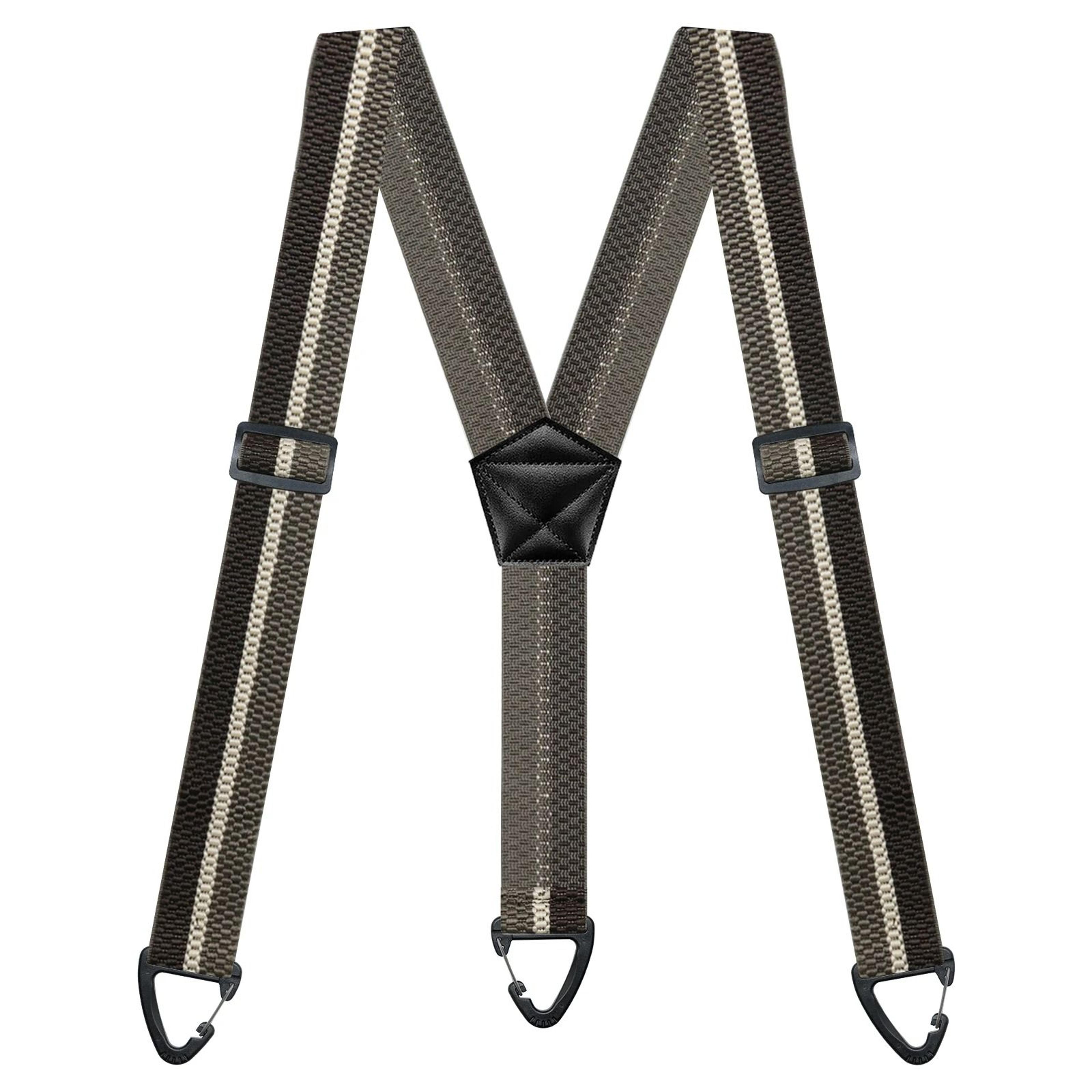 Hidden Suspenders For Men  Heavy Duty UnderClothing Y Back Suspenders With Snap Loops 14