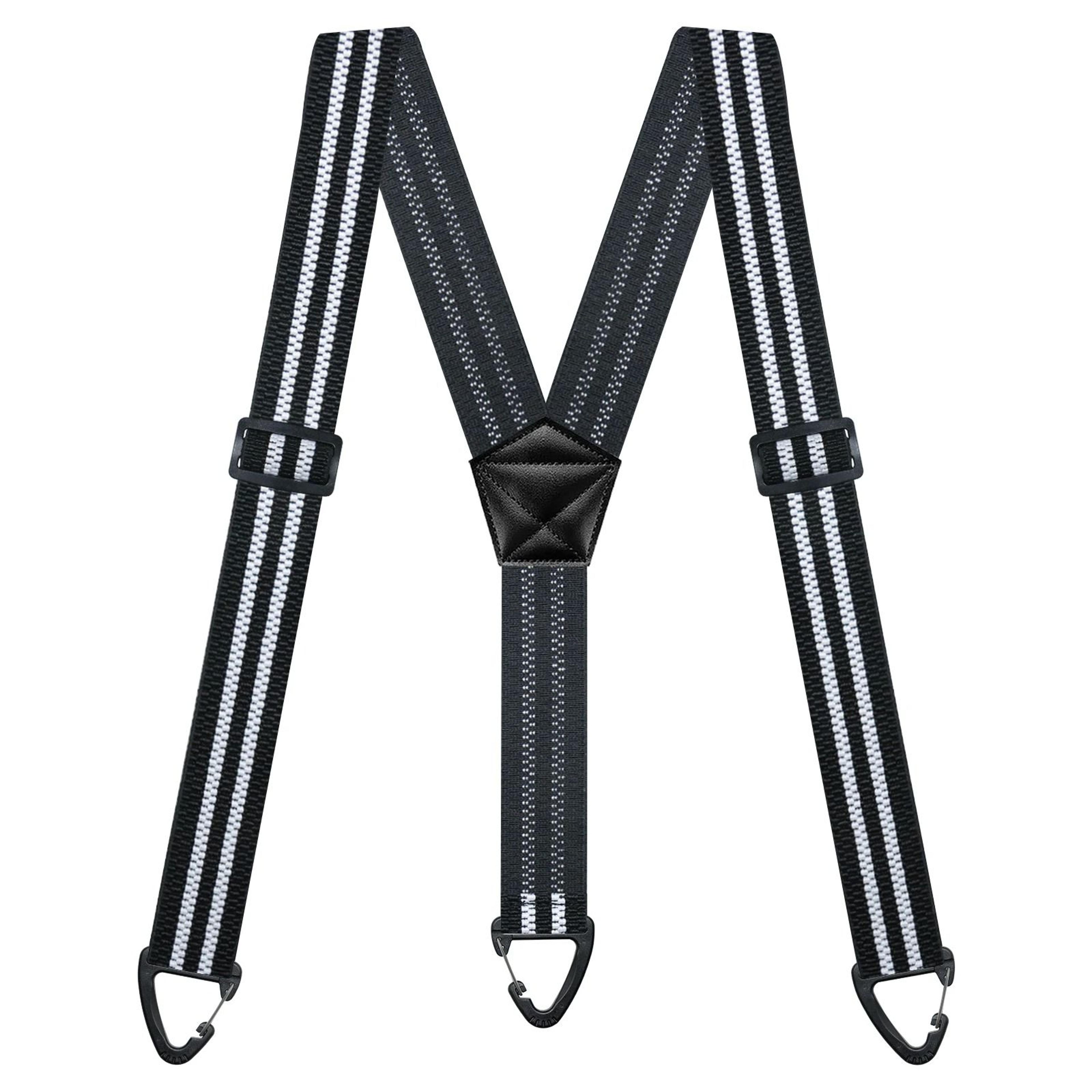 Hidden Suspenders For Men  Heavy Duty UnderClothing Y Back Suspenders With Snap Loops 16