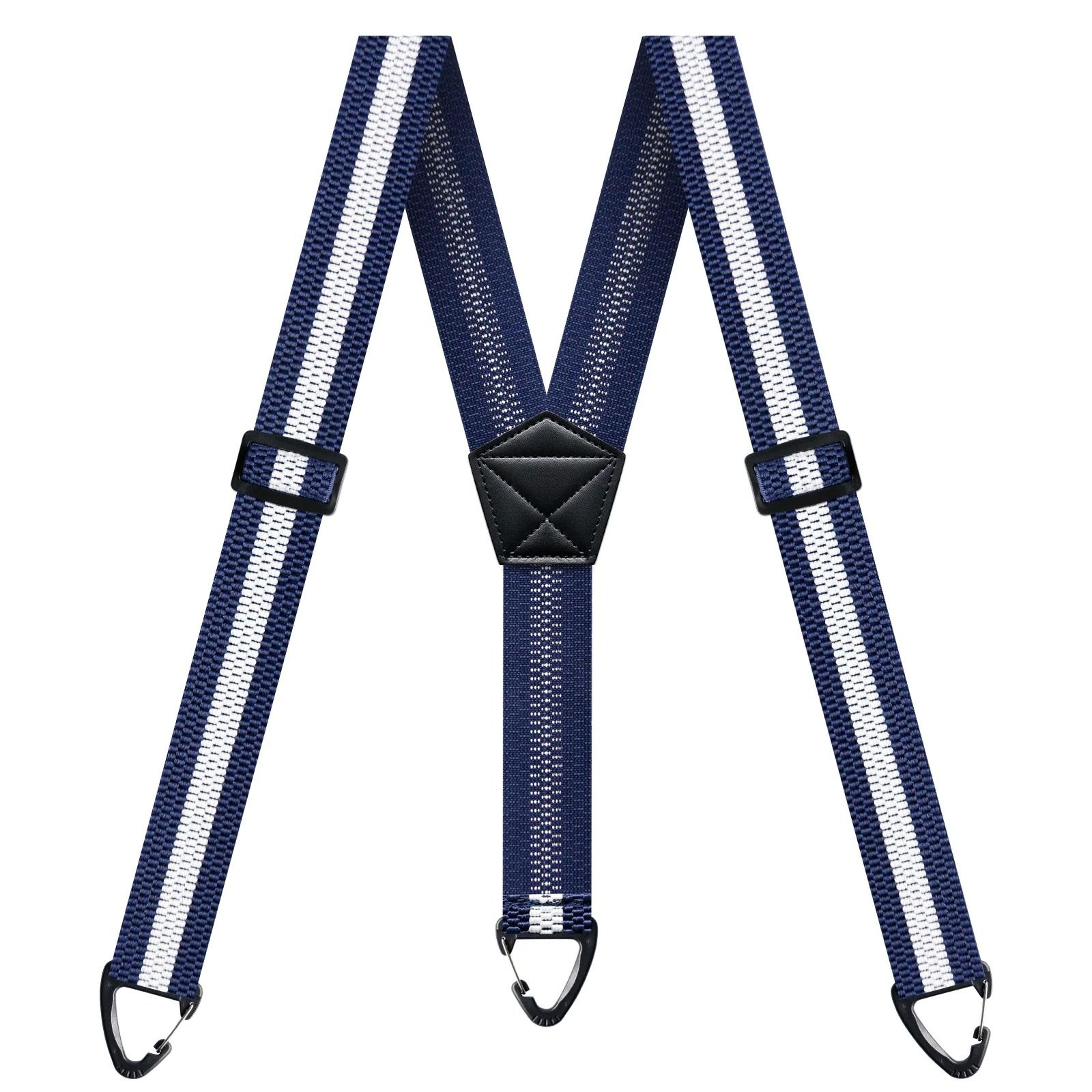 Hidden Suspenders For Men  Heavy Duty UnderClothing Y Back Suspenders With Snap Loops 24