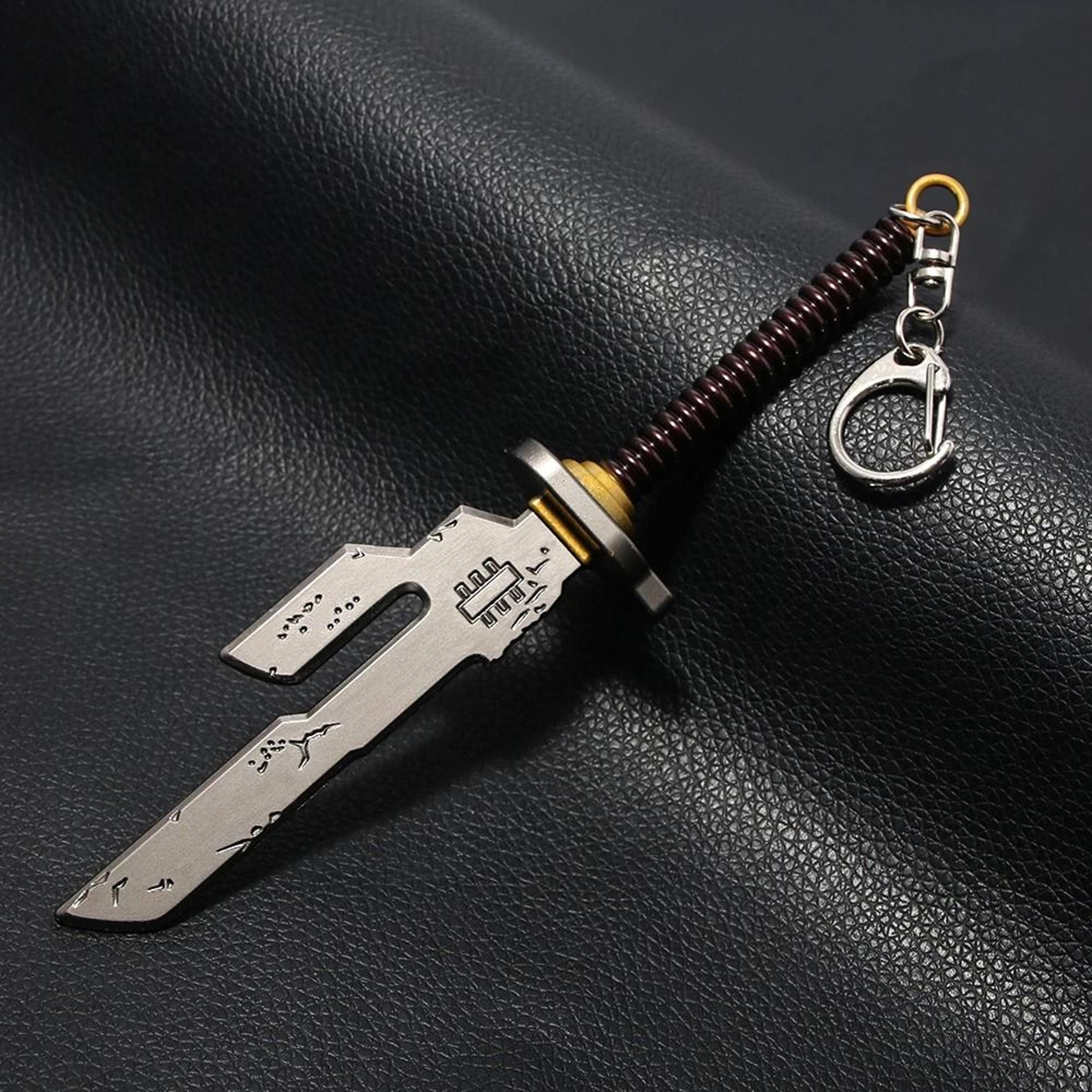 anime weapon model pendant keychain