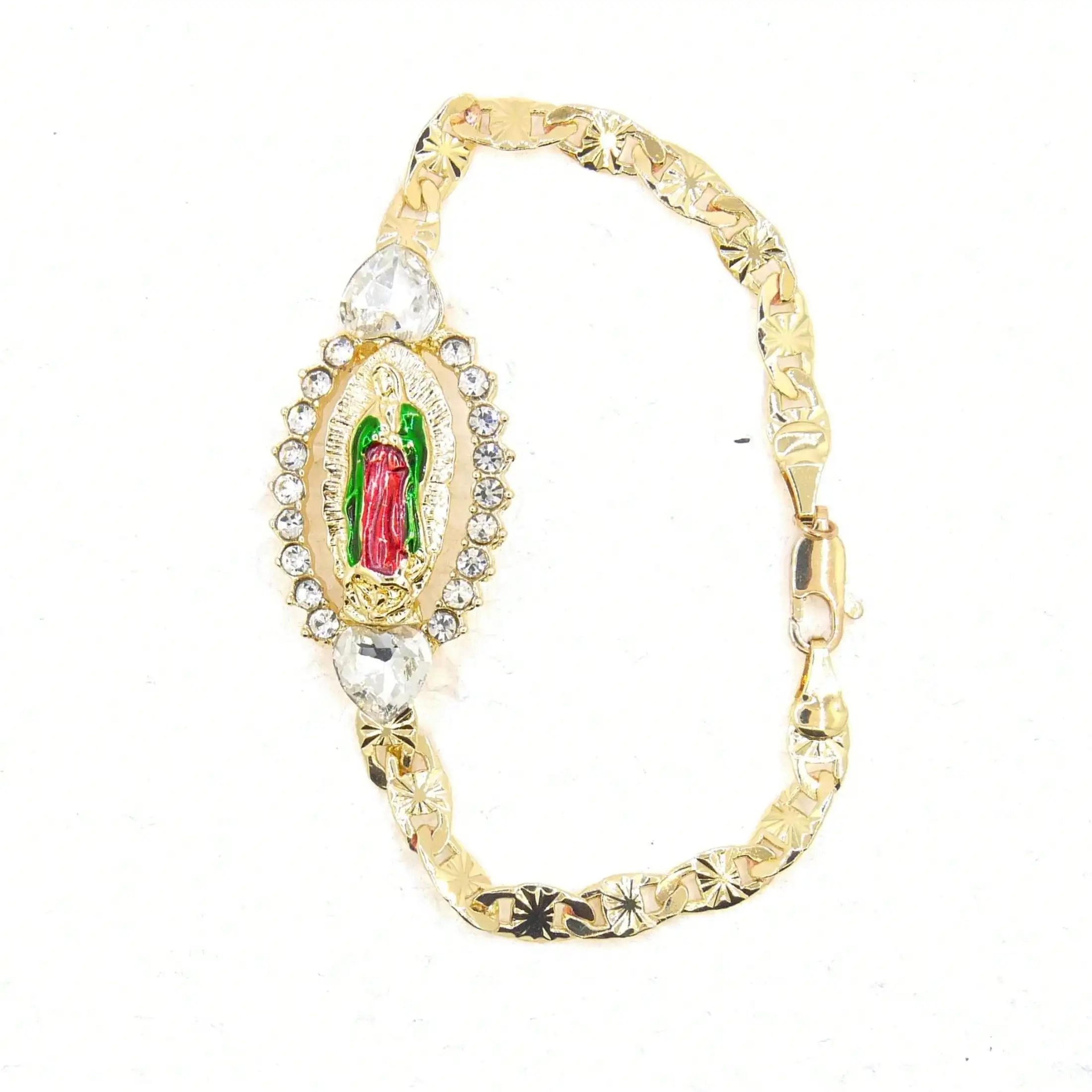 Gold Plated Religious Bracelet For Women 4