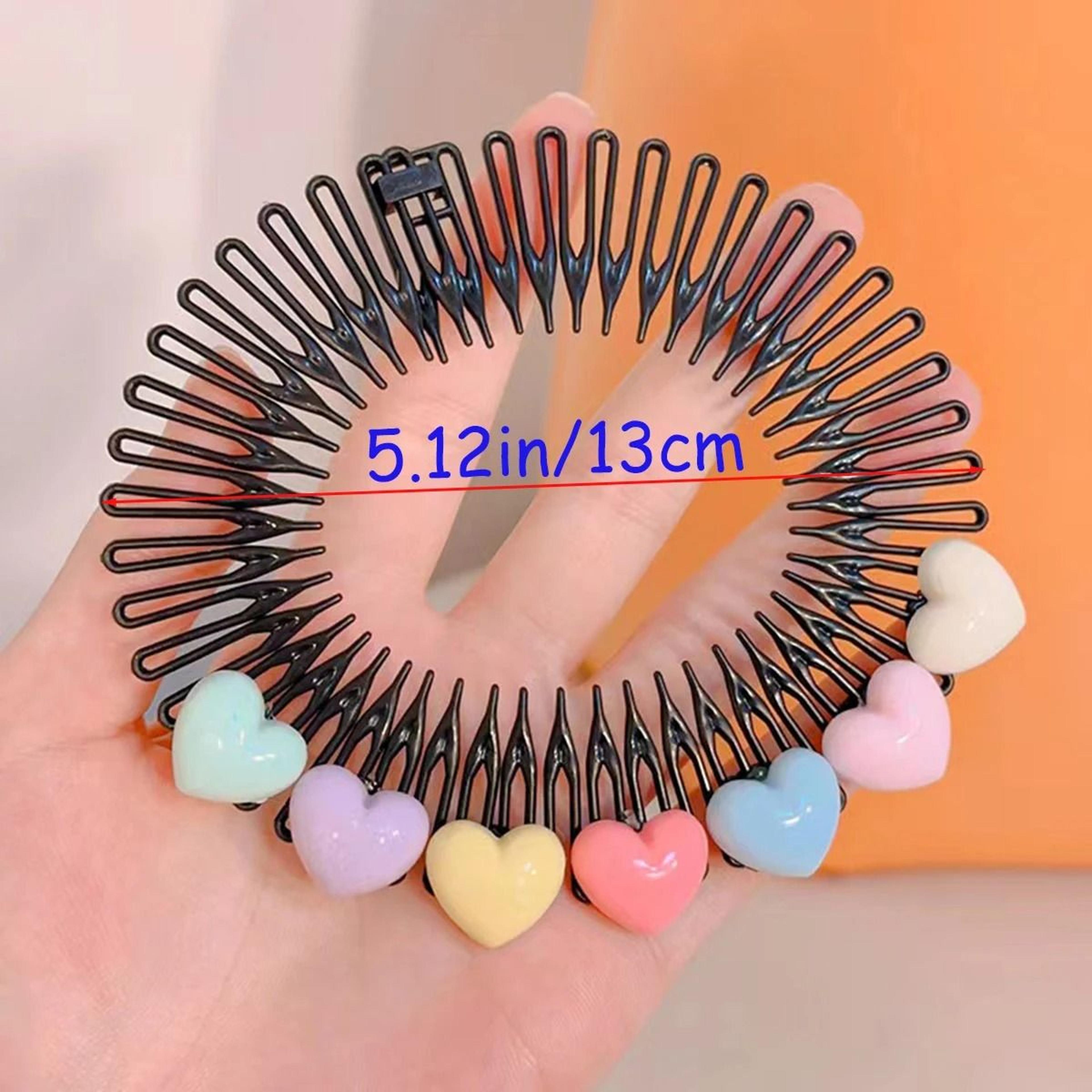 Kids Colorful Y2K Hair Comb And Clip Set 5