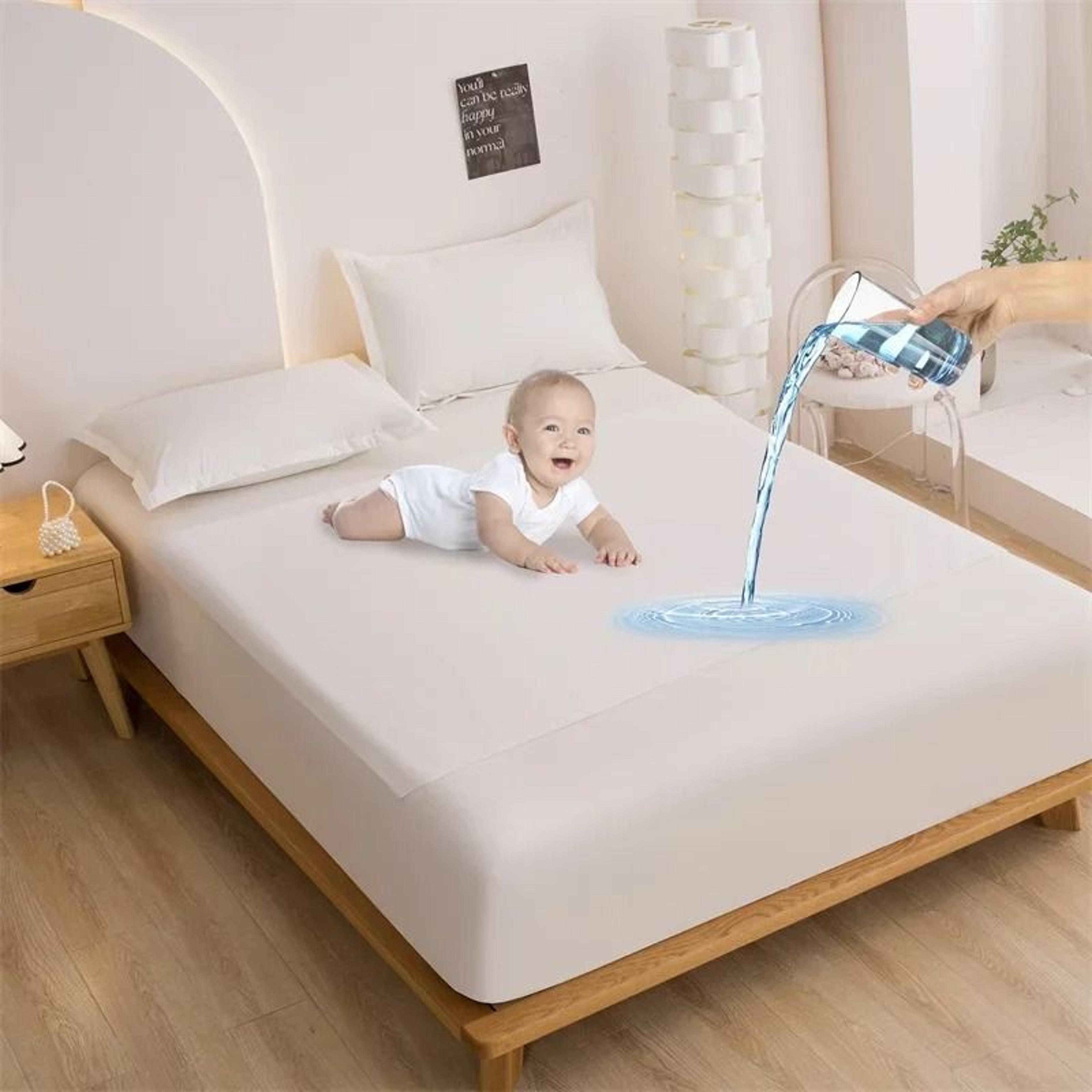 Waterproof TPU Bed Sheet Pad For Mattress Protection For Babies Adults And Spa Use 11