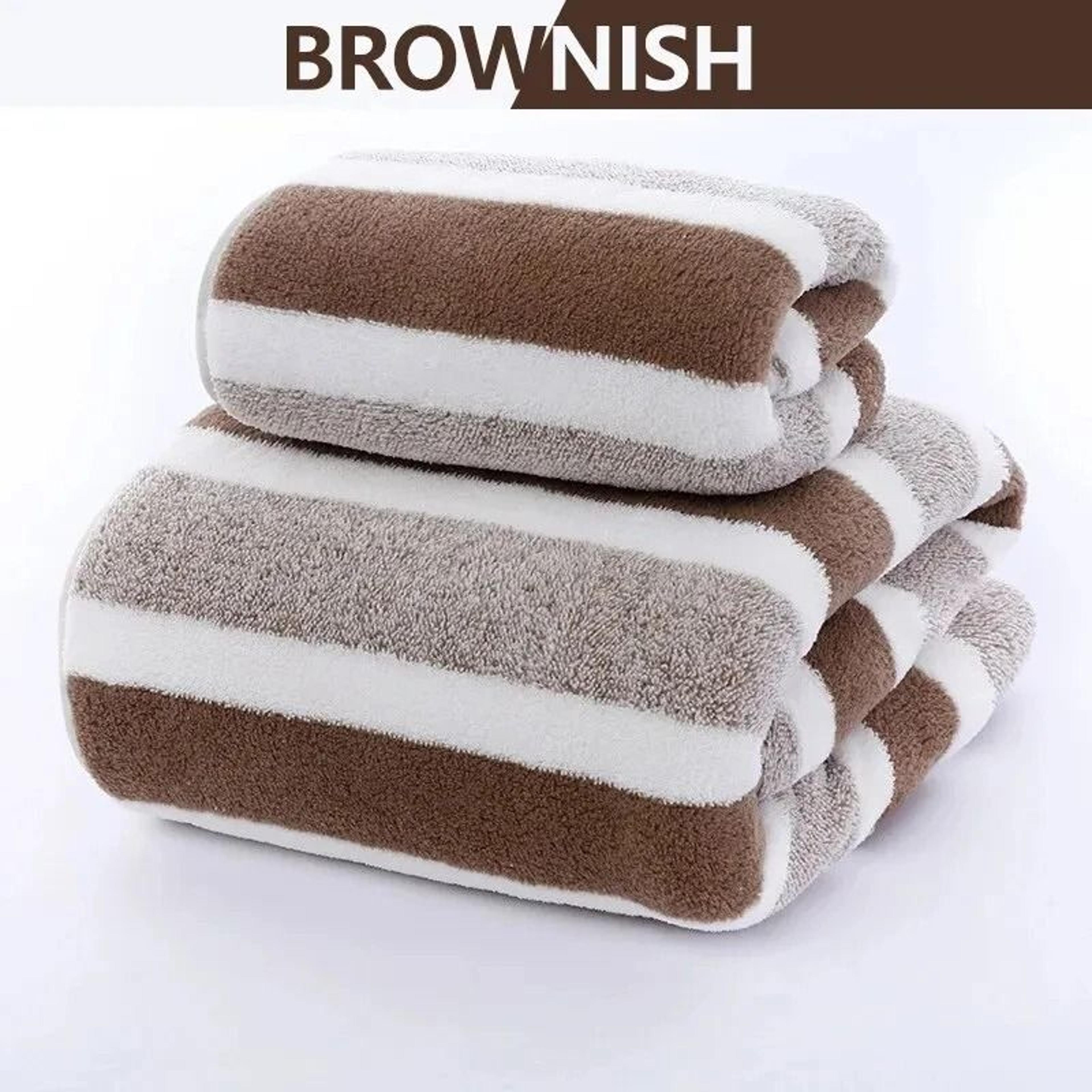 Soft Absorbent Bath Towel Set For Men And Women 8