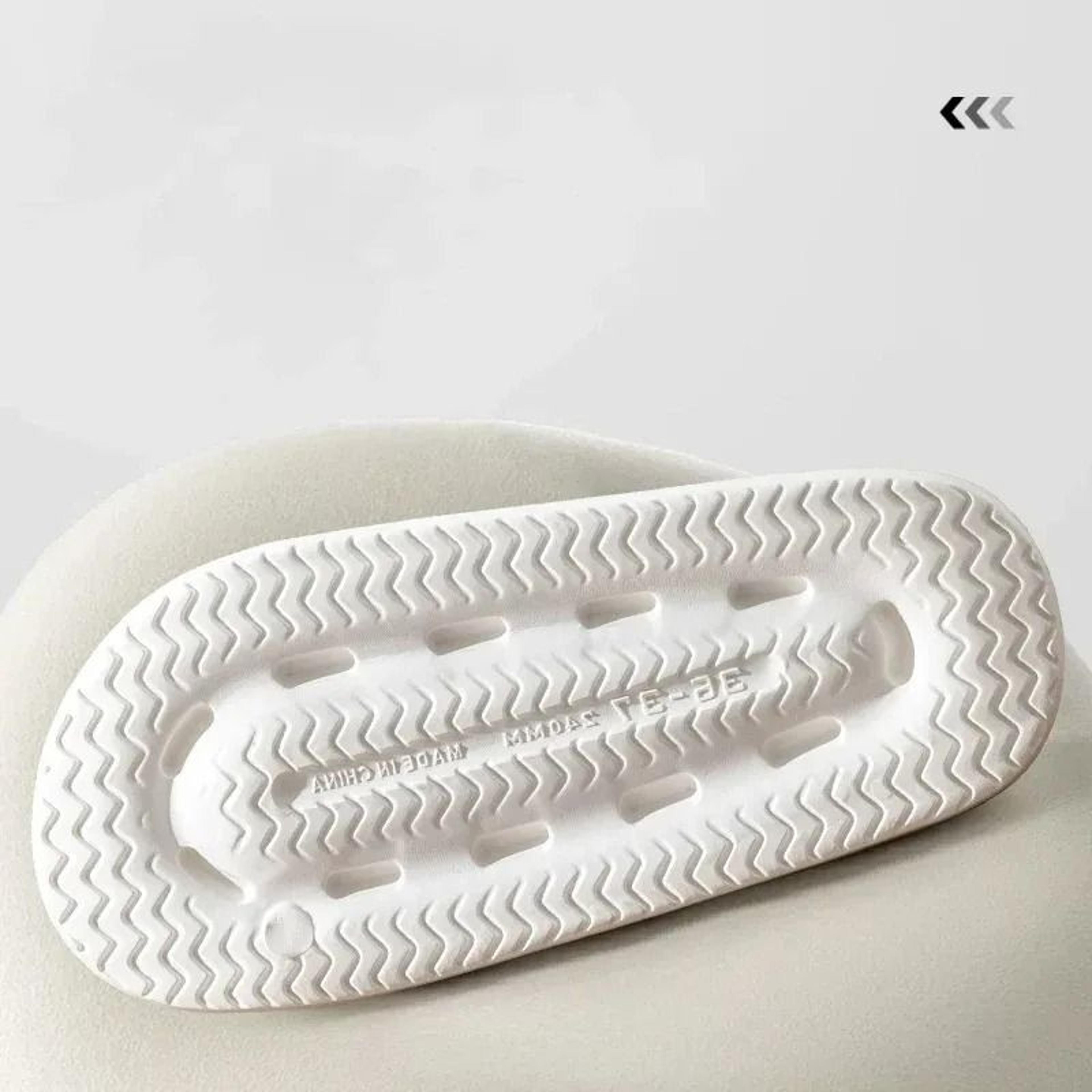 Cute Couple Pillow Slippers Thick EVA Non Slip Indoor Bathroom Sandals For Summer 5