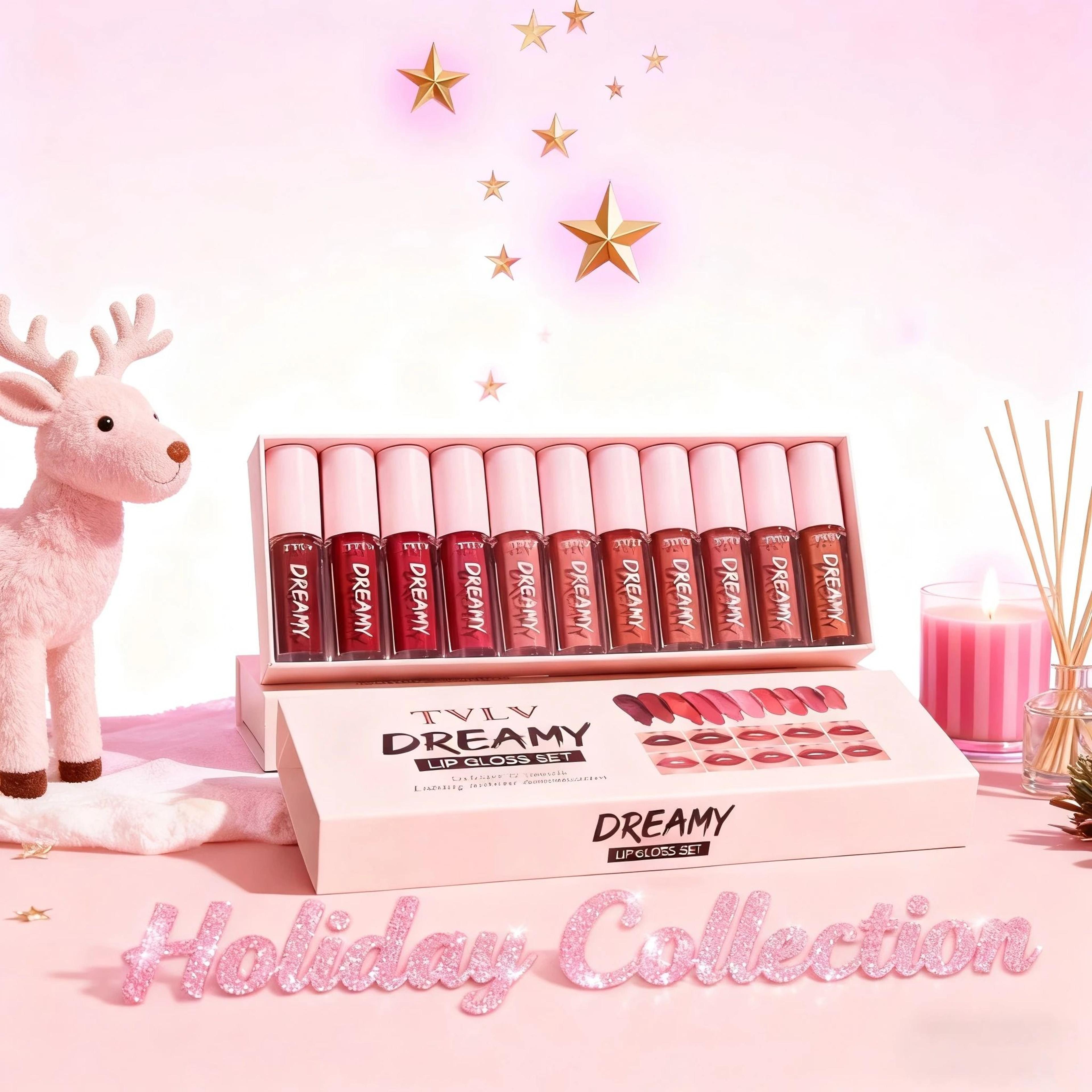 10 color lip glaze set