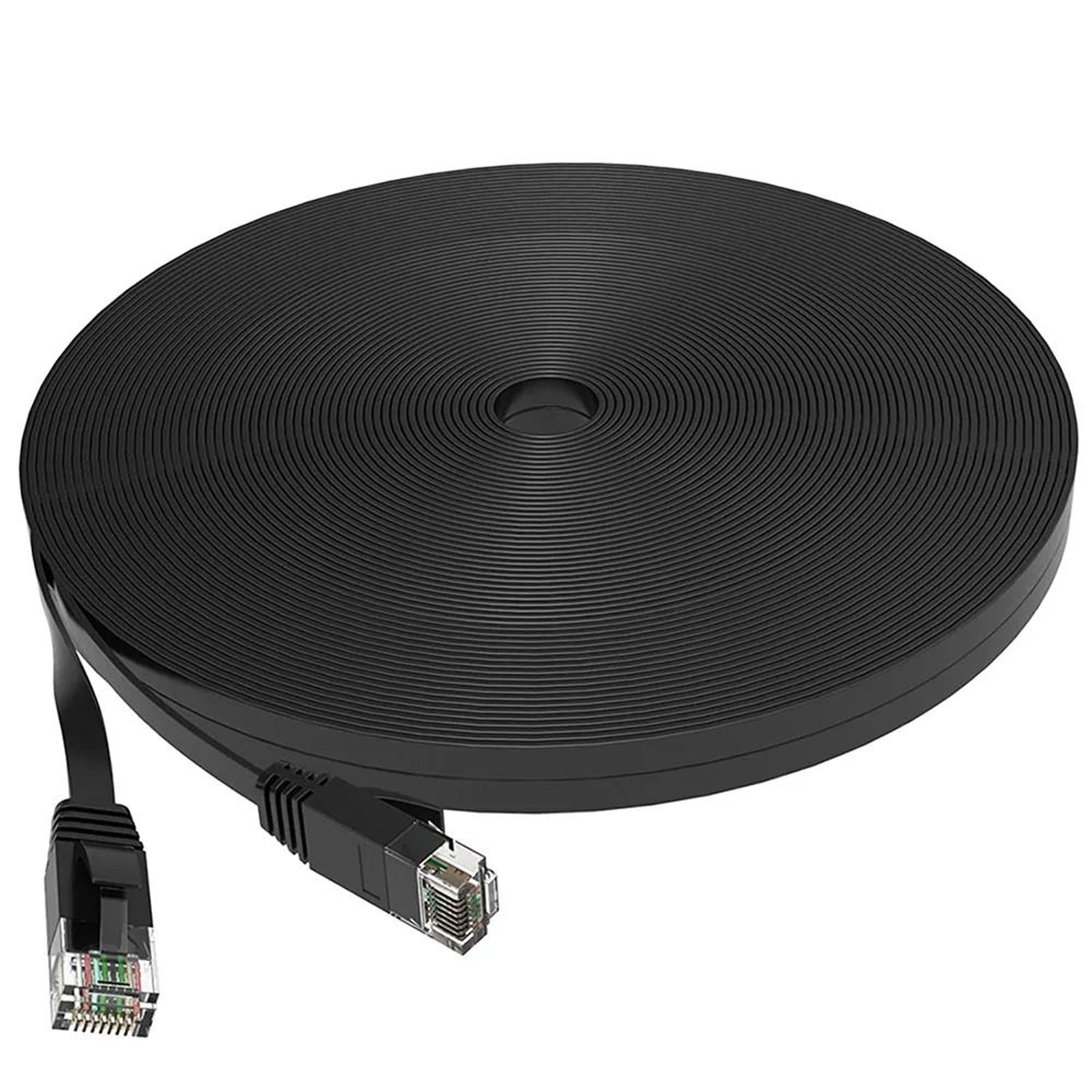 cat 6 ethernet cable flat high speed lan patch cord for router and network devices