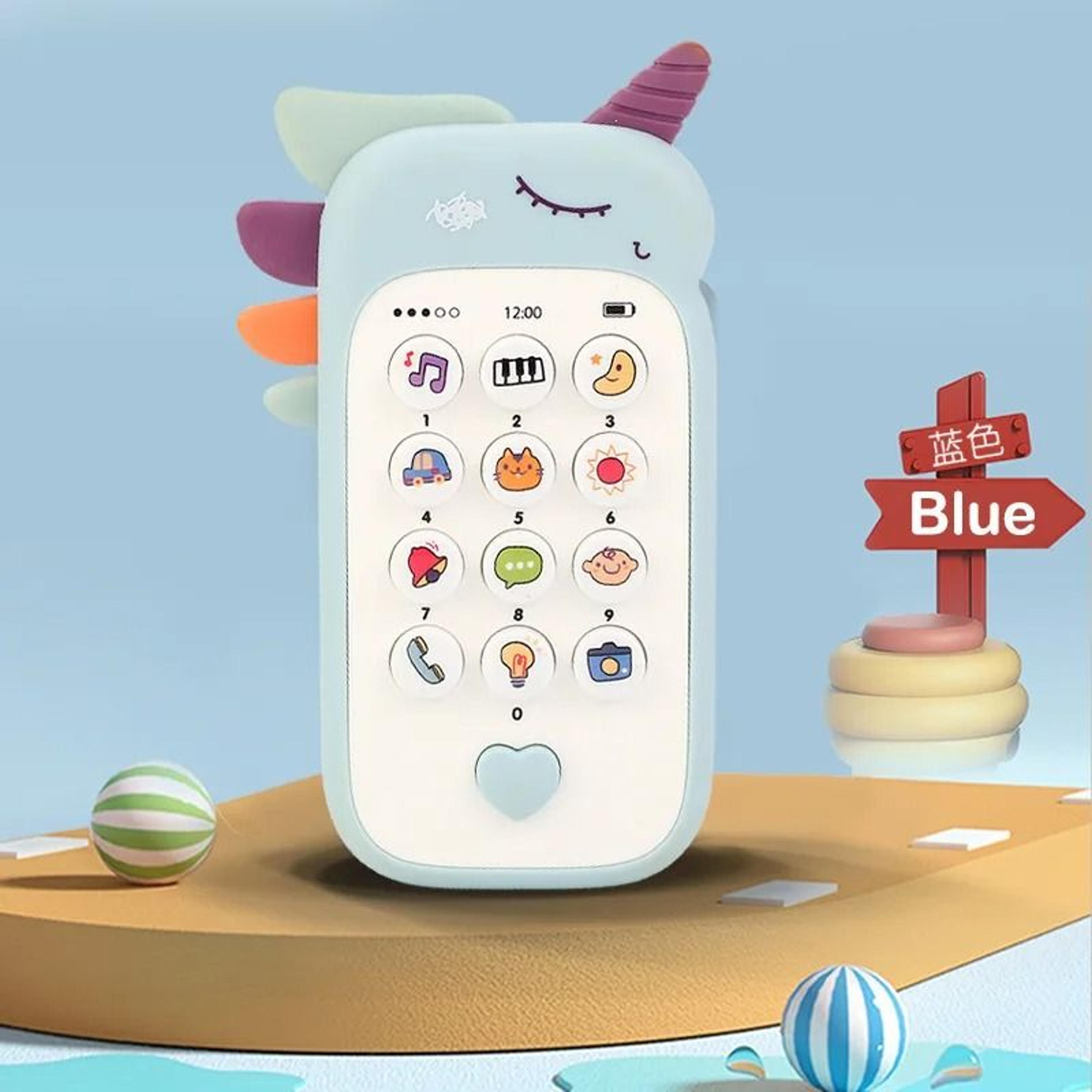 Baby Phone Toy With Music Lights And Teether For Early Learning 5
