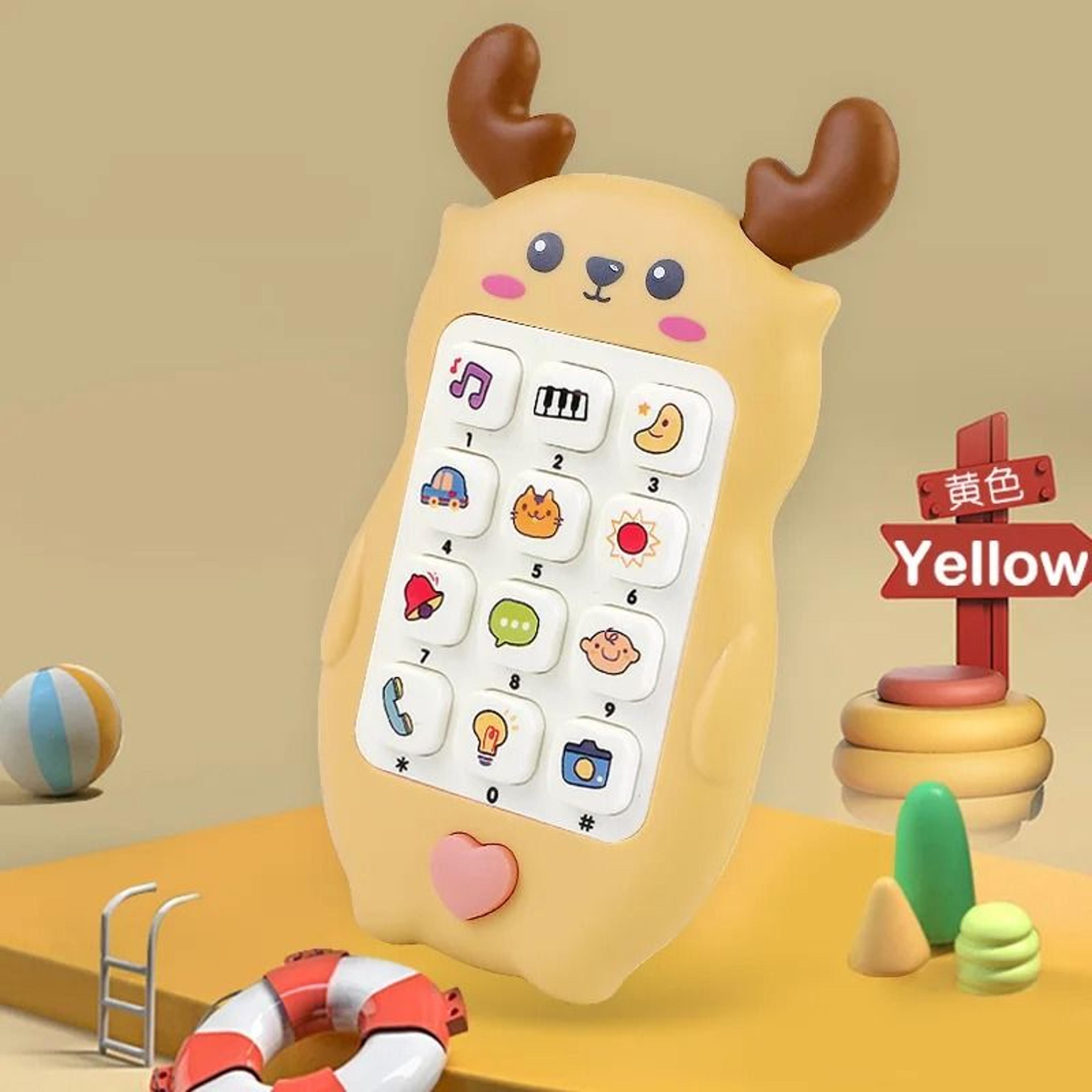 Baby Phone Toy With Music Lights And Teether For Early Learning 9