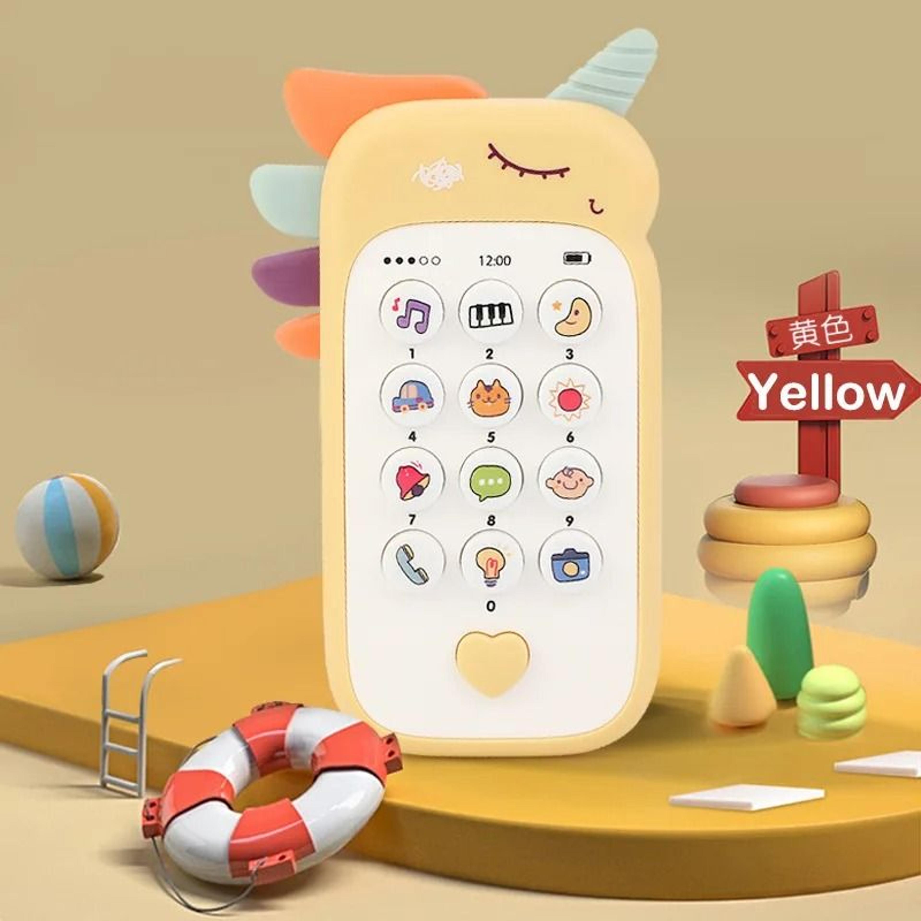 Baby Phone Toy With Music Lights And Teether For Early Learning 11