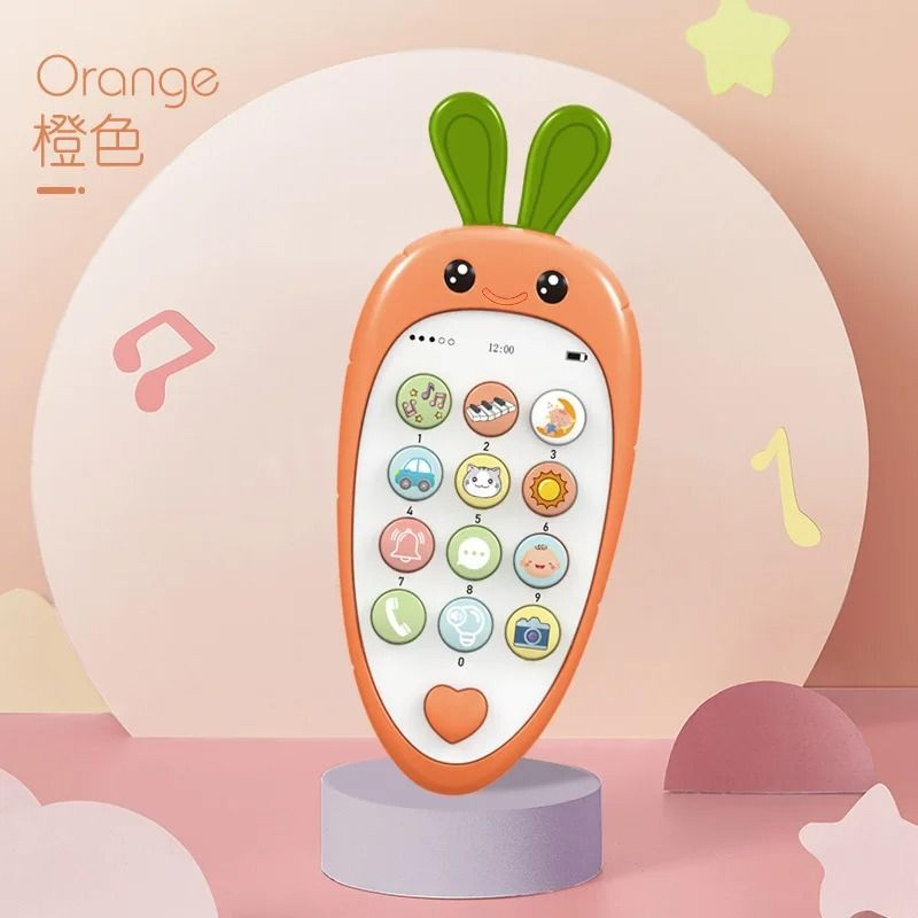 Baby Phone Toy With Music Lights And Teether For Early Learning 15
