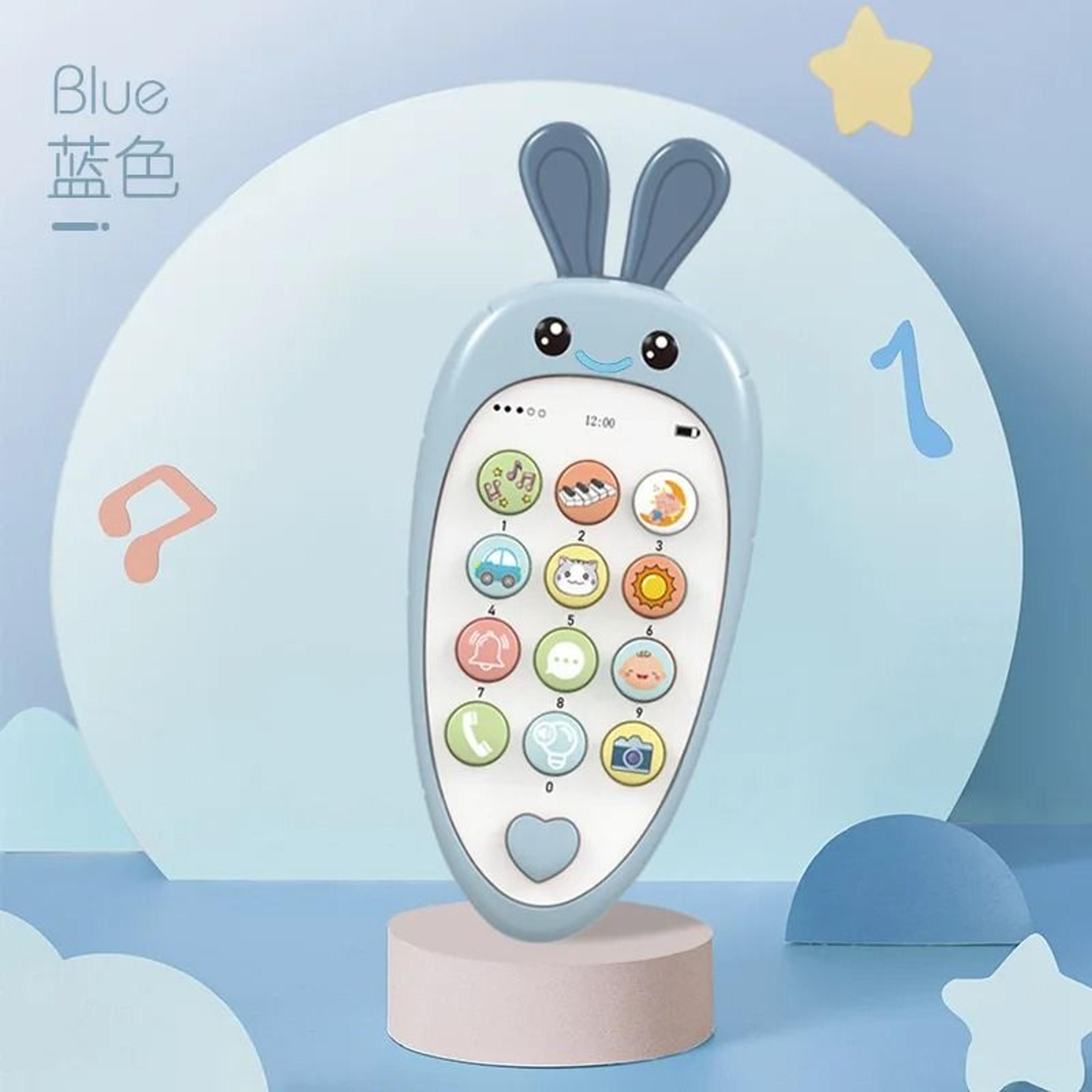 Baby Phone Toy With Music Lights And Teether For Early Learning 8