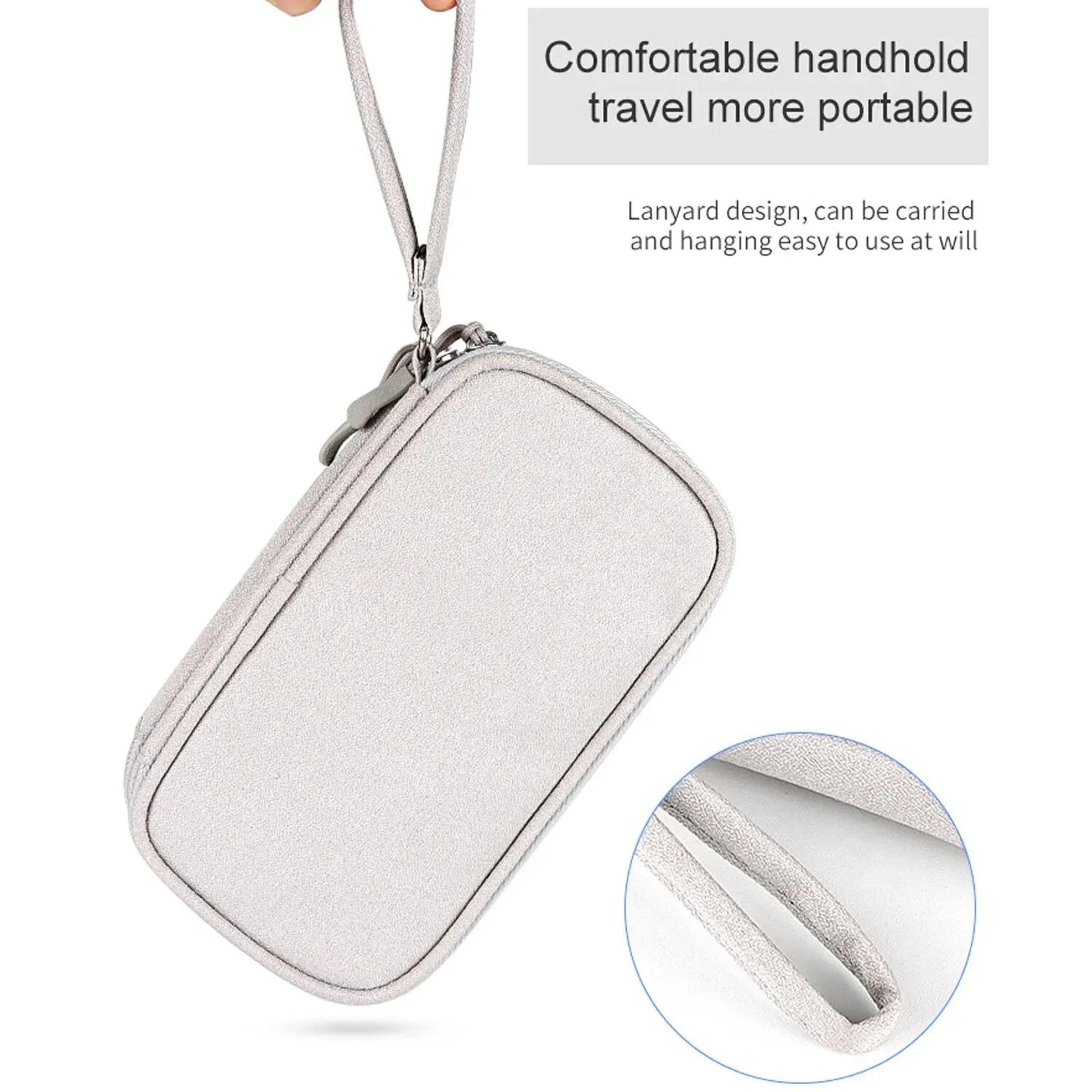 Waterproof Travel Cable Storage Bag Portable Organizer For Cords Chargers And Accessories 4
