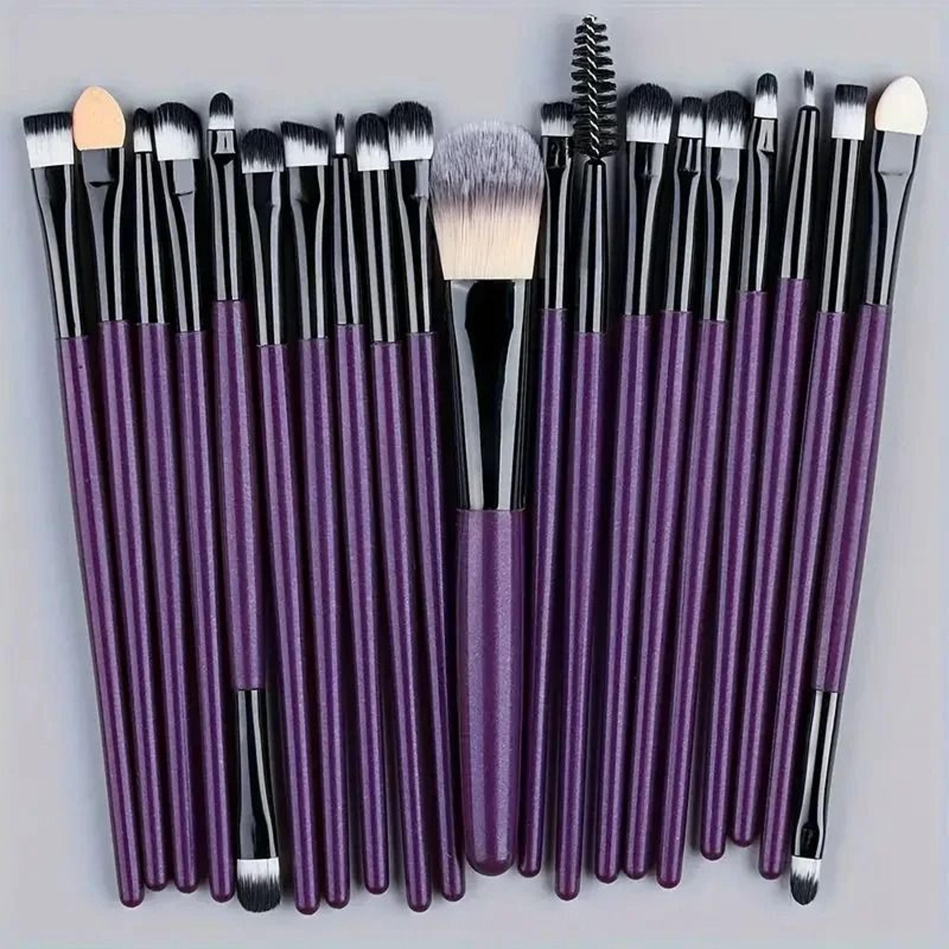 20 Piece Makeup Brush Set For Eyes And Face Blending 6