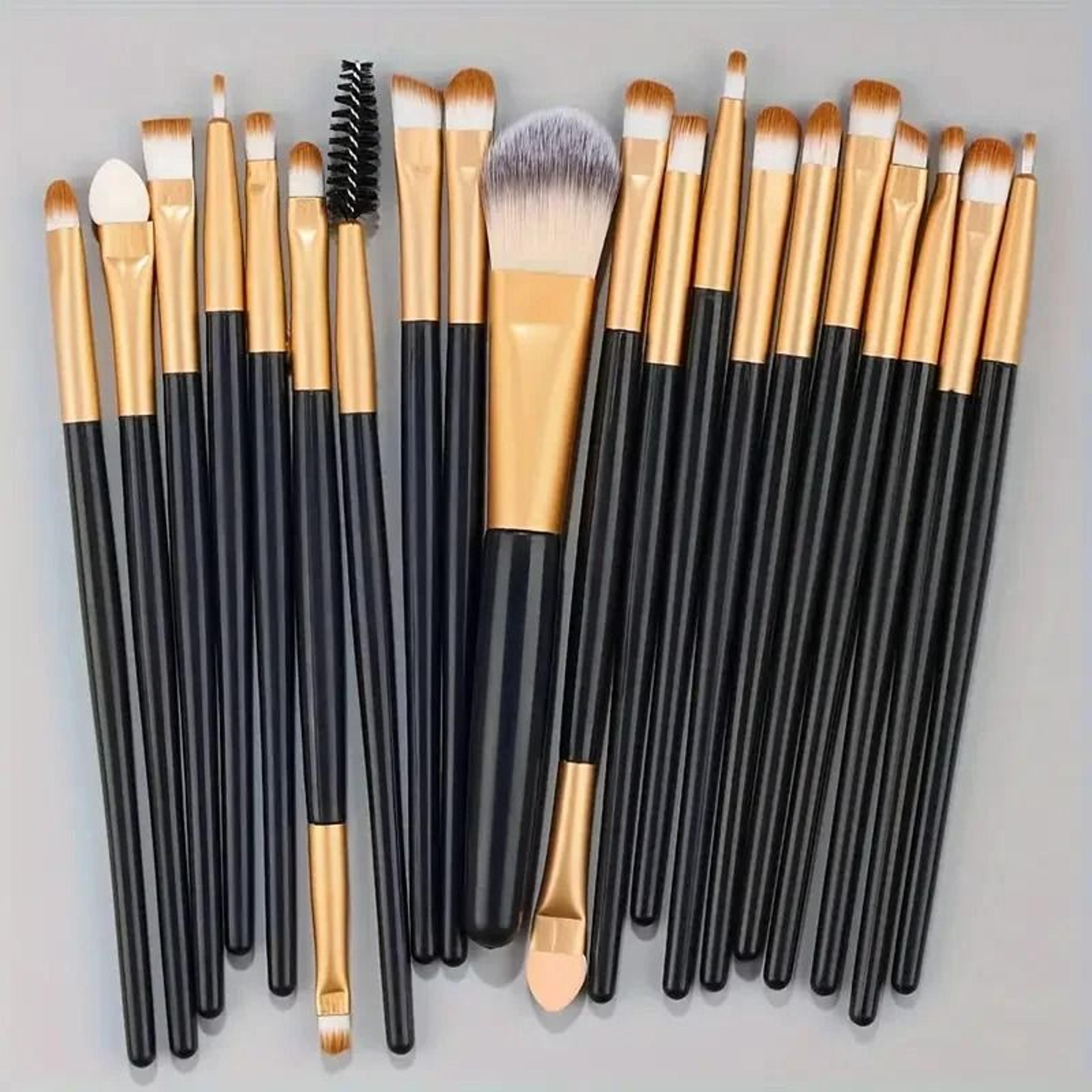 20 Piece Makeup Brush Set For Eyes And Face Blending 18