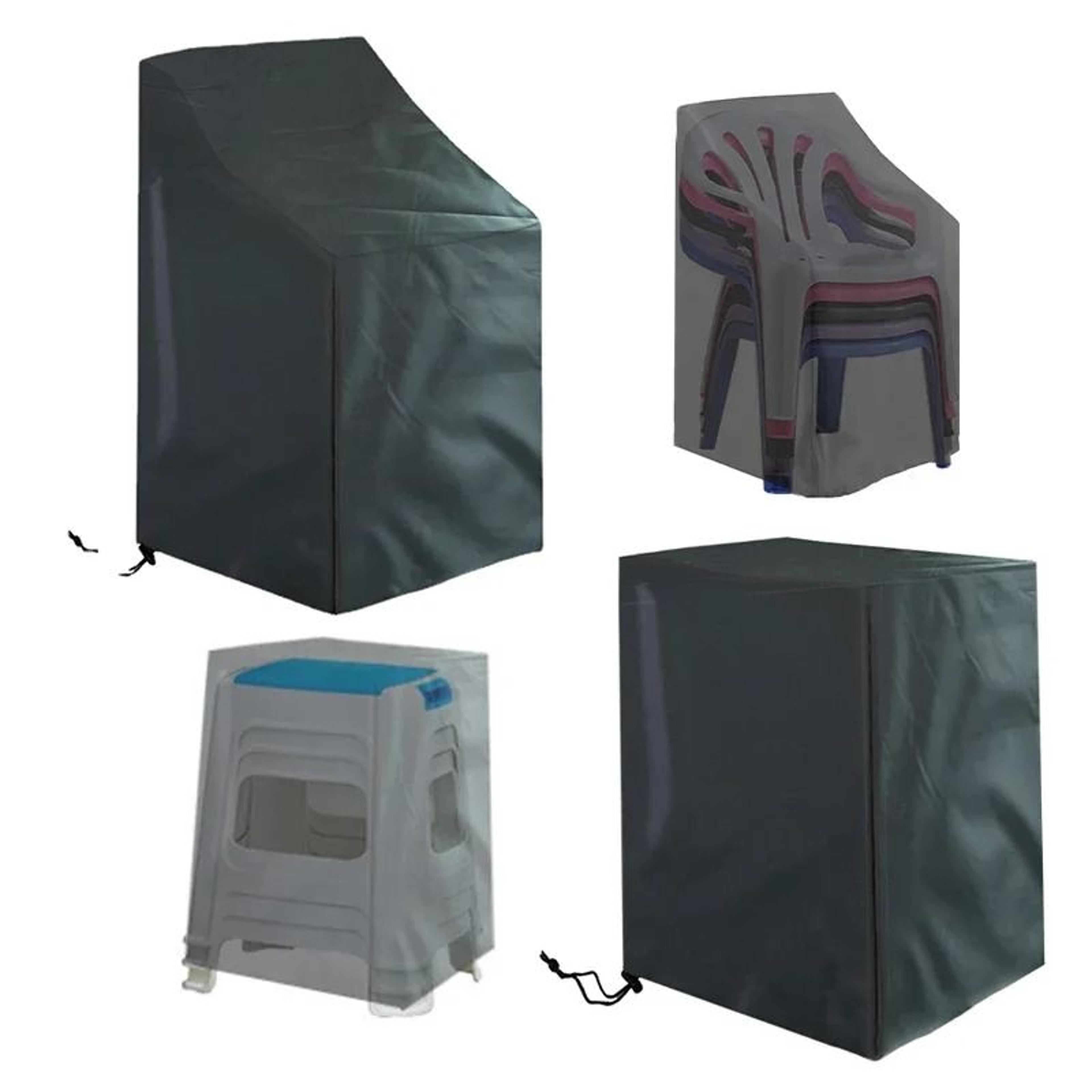 waterproof stacked chair dust cover for outdoor and garden furniture