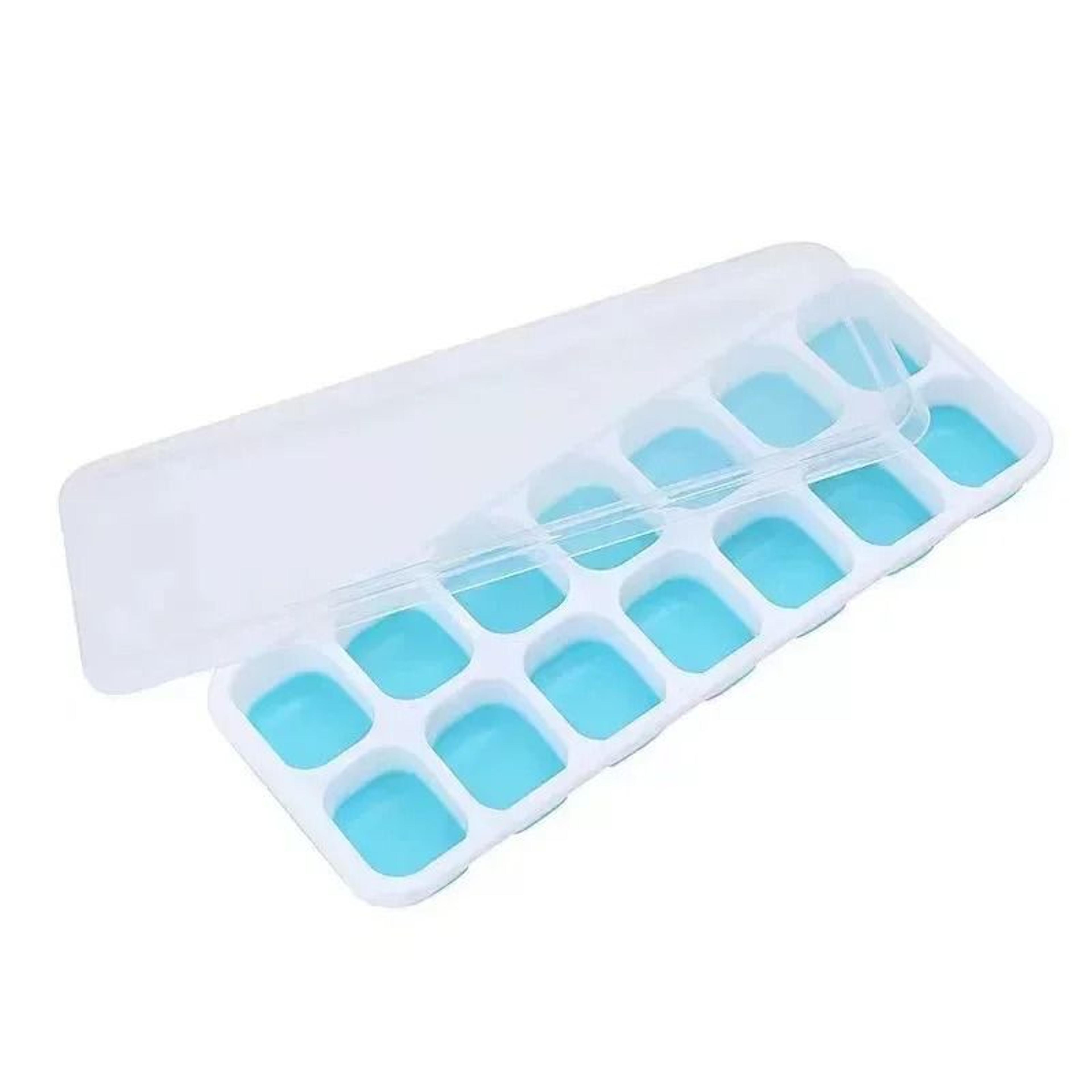 Silicone Square Ice Cube Tray With Easy Release Base 6