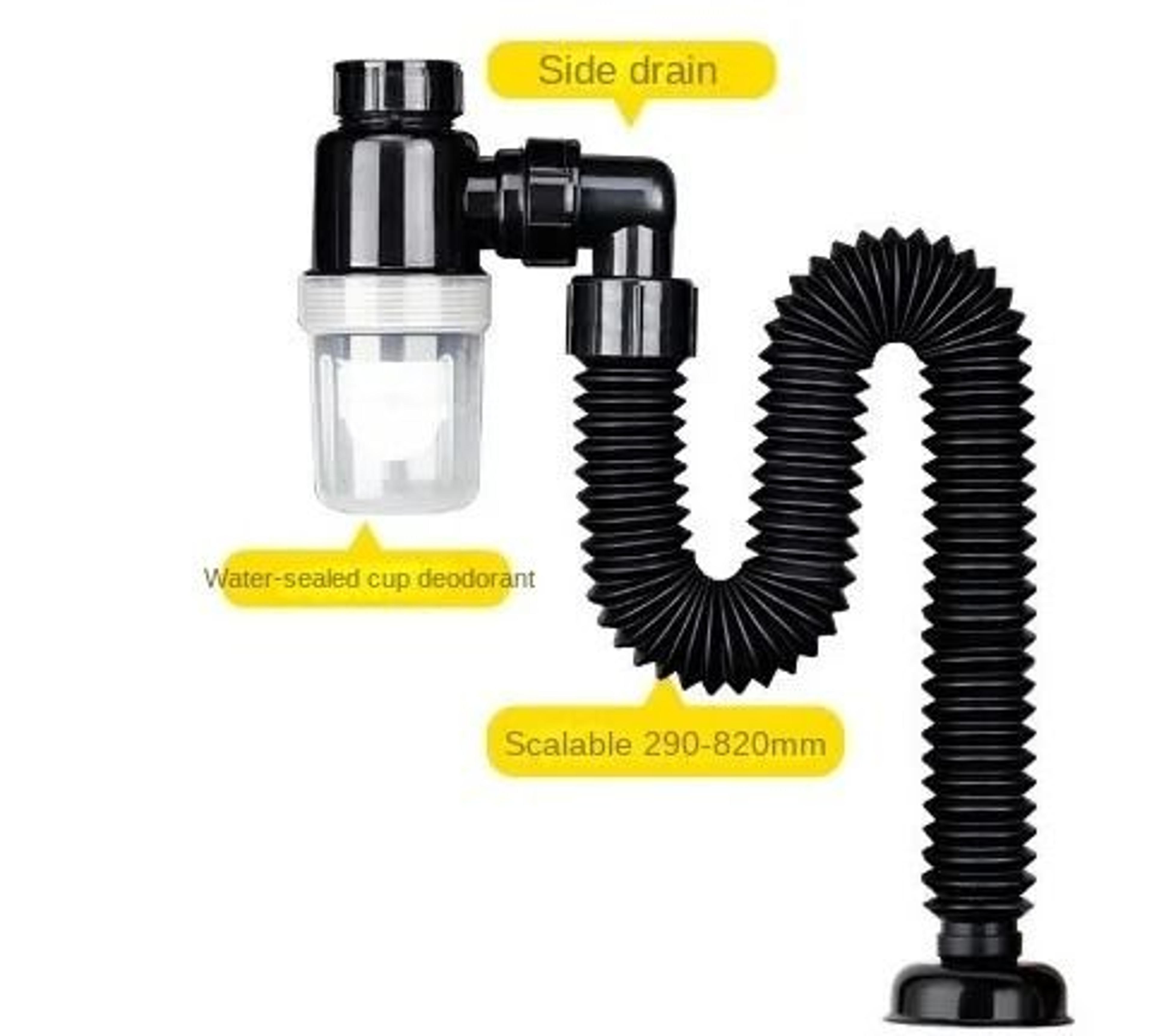 Flexible Sink Drain Deodorant Hose With Strainer 5