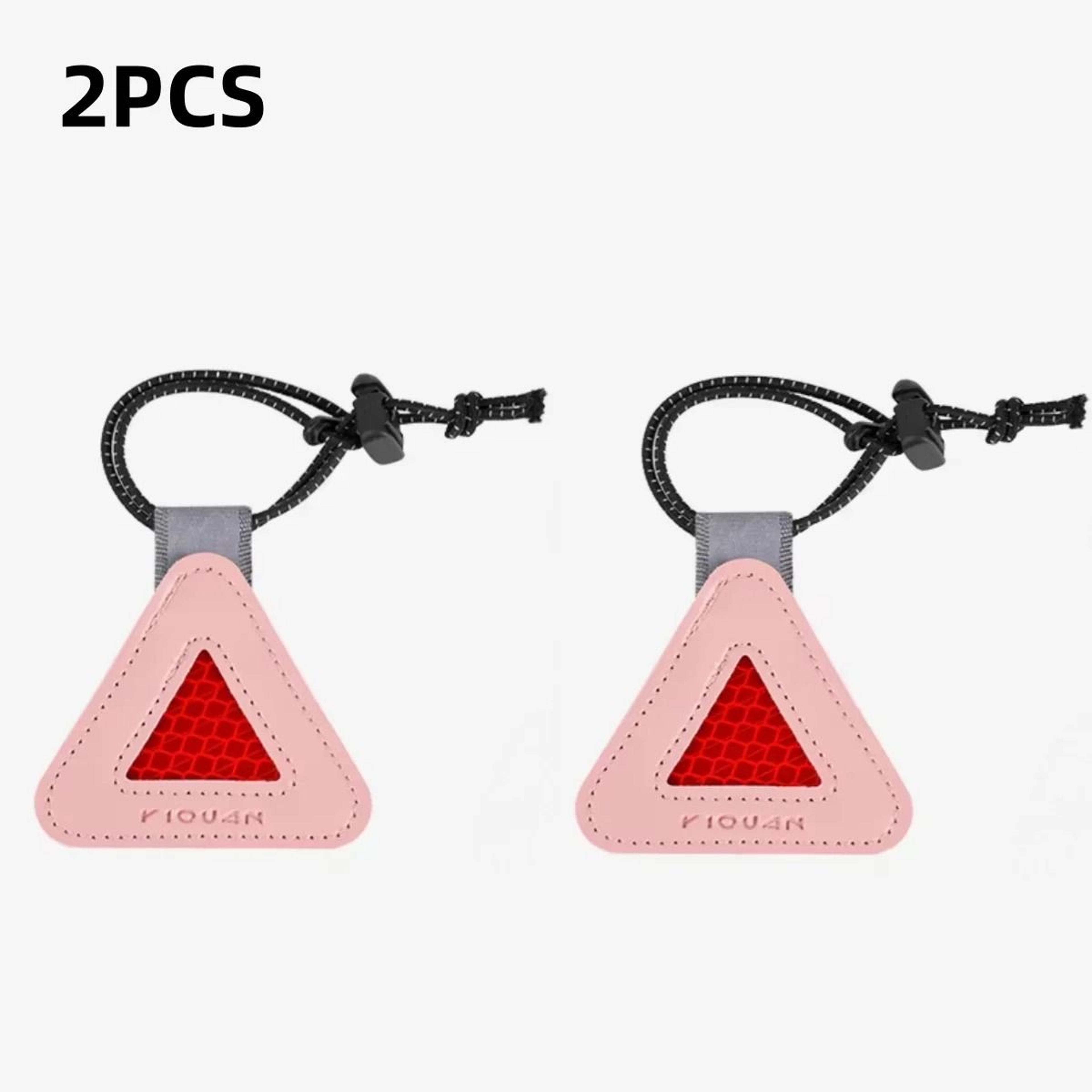 High Visibility Reflective Triangle Bicycle Safety Pendant 7