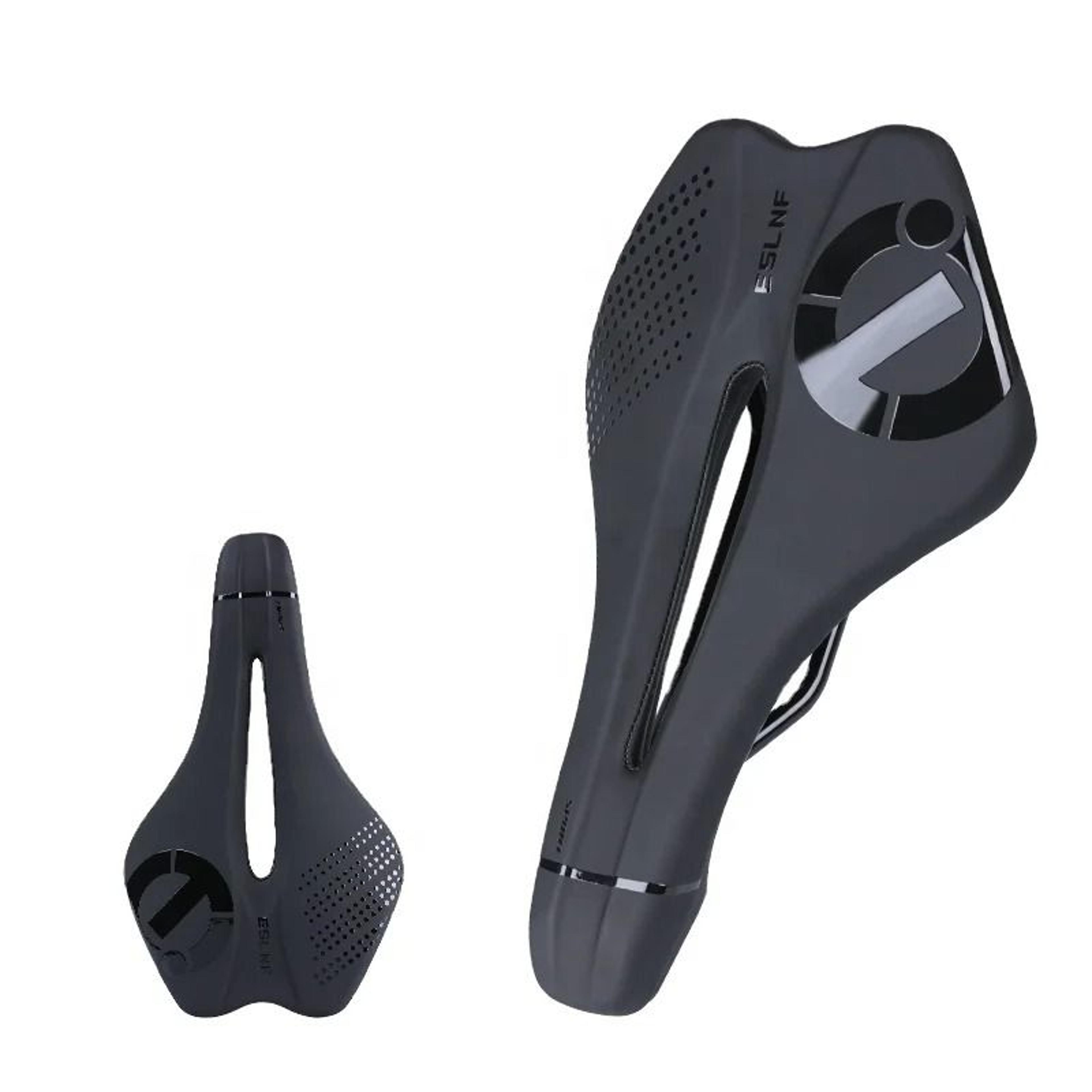 hollow shock absorbing bike saddle seat cushion