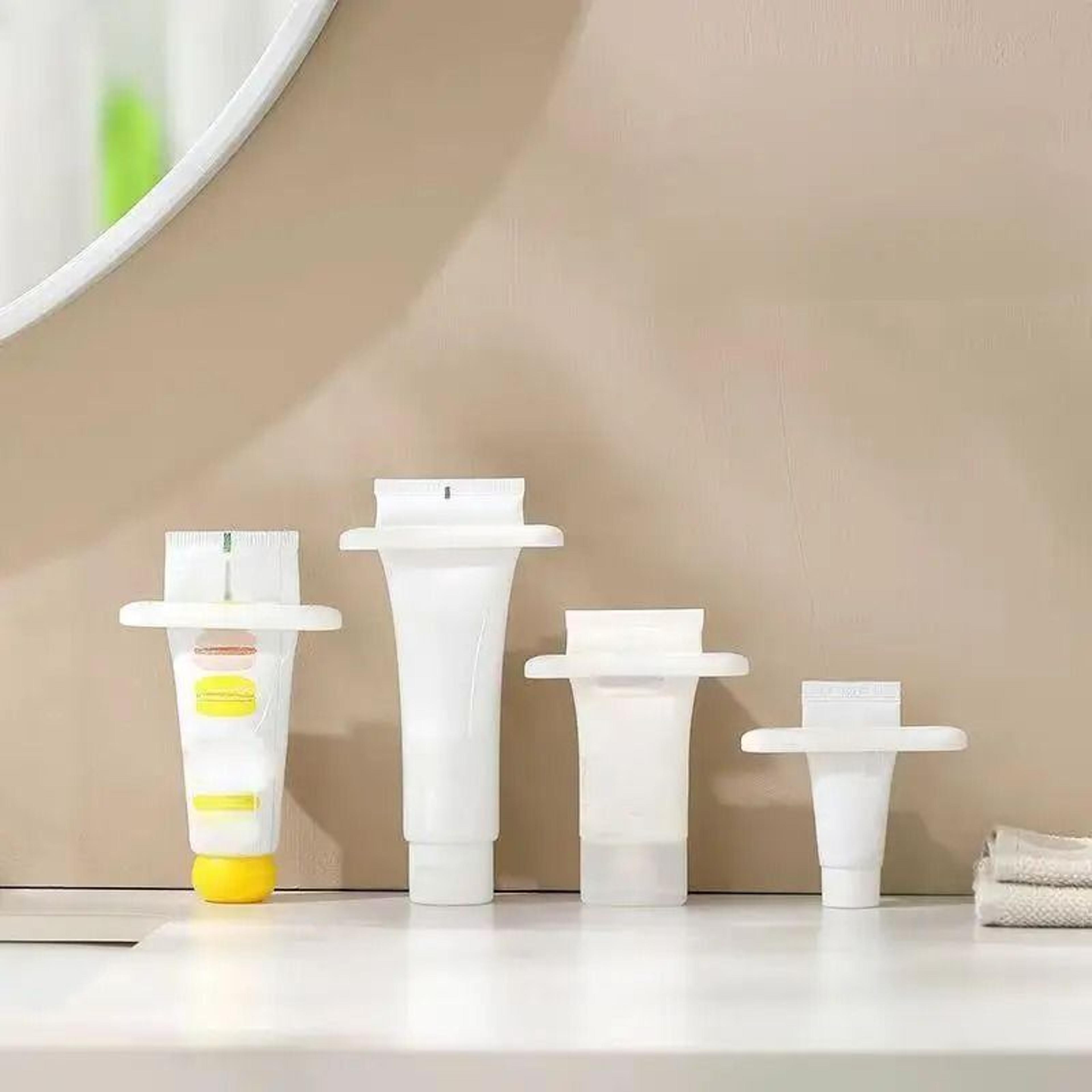 Toothpaste Tube Squeezer Clip Set Manual Rolling Dispenser For Toothpaste Hand Cream And Cosmetics 4