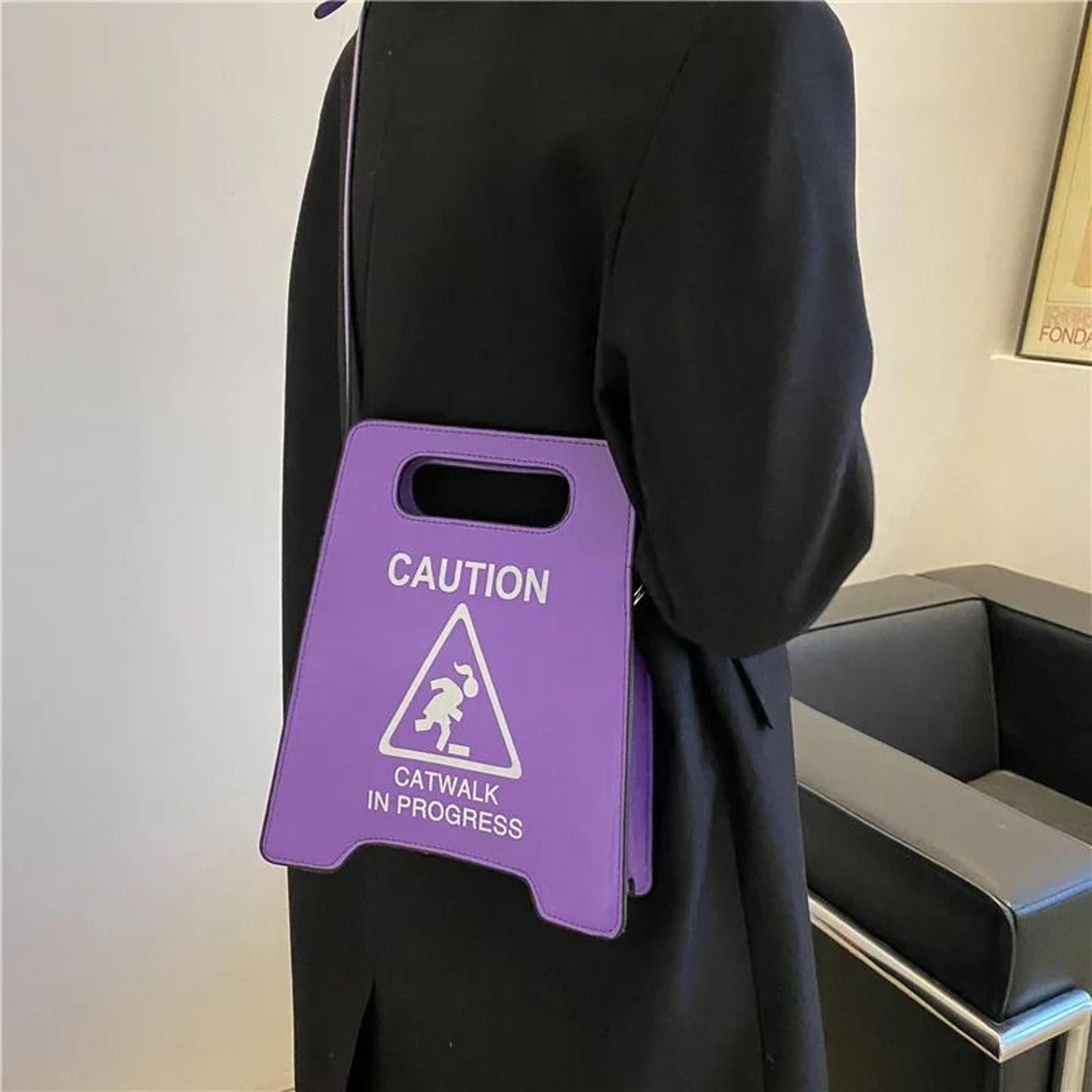Novelty Stop Sign Crossbody Handbag 4