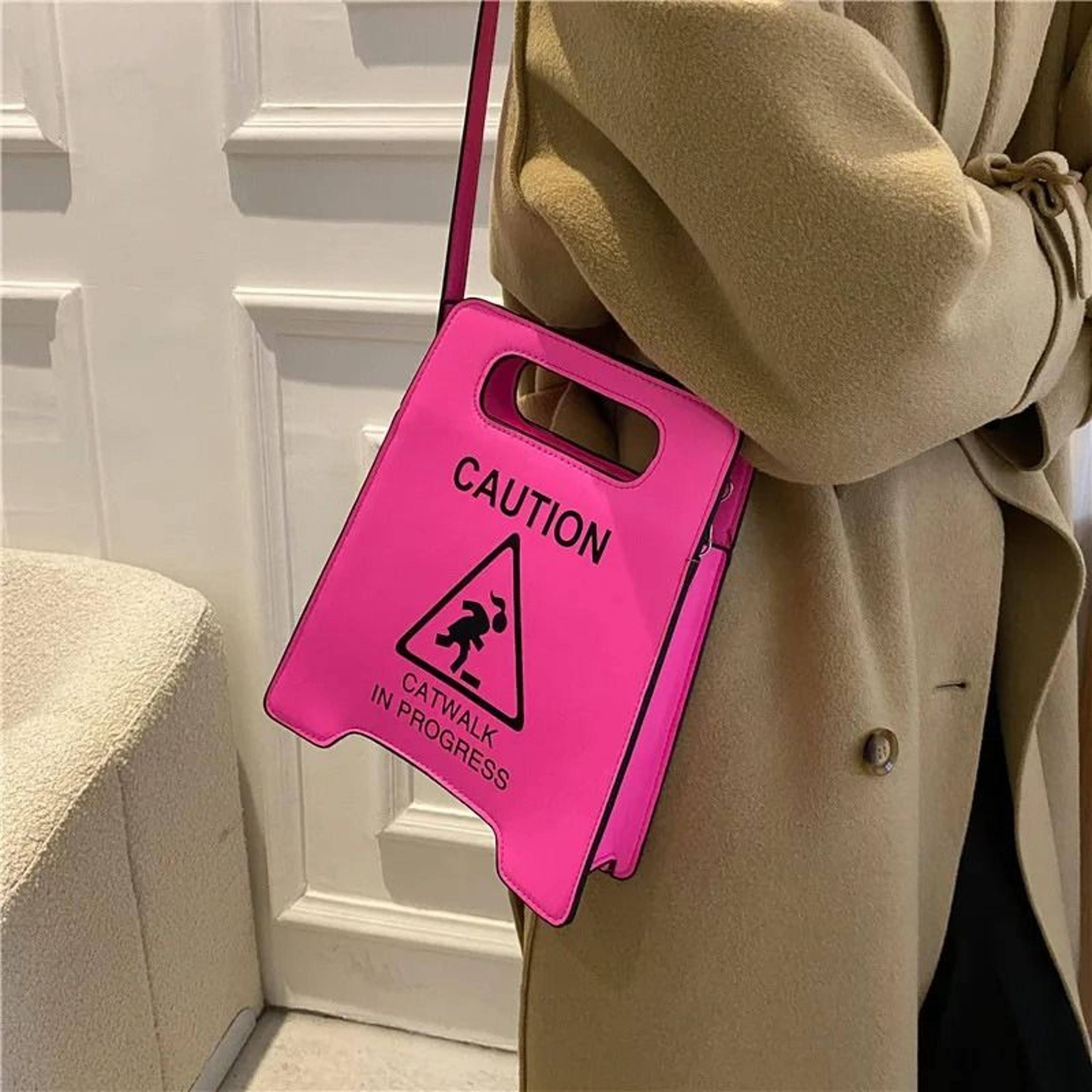 Novelty Stop Sign Crossbody Handbag 5