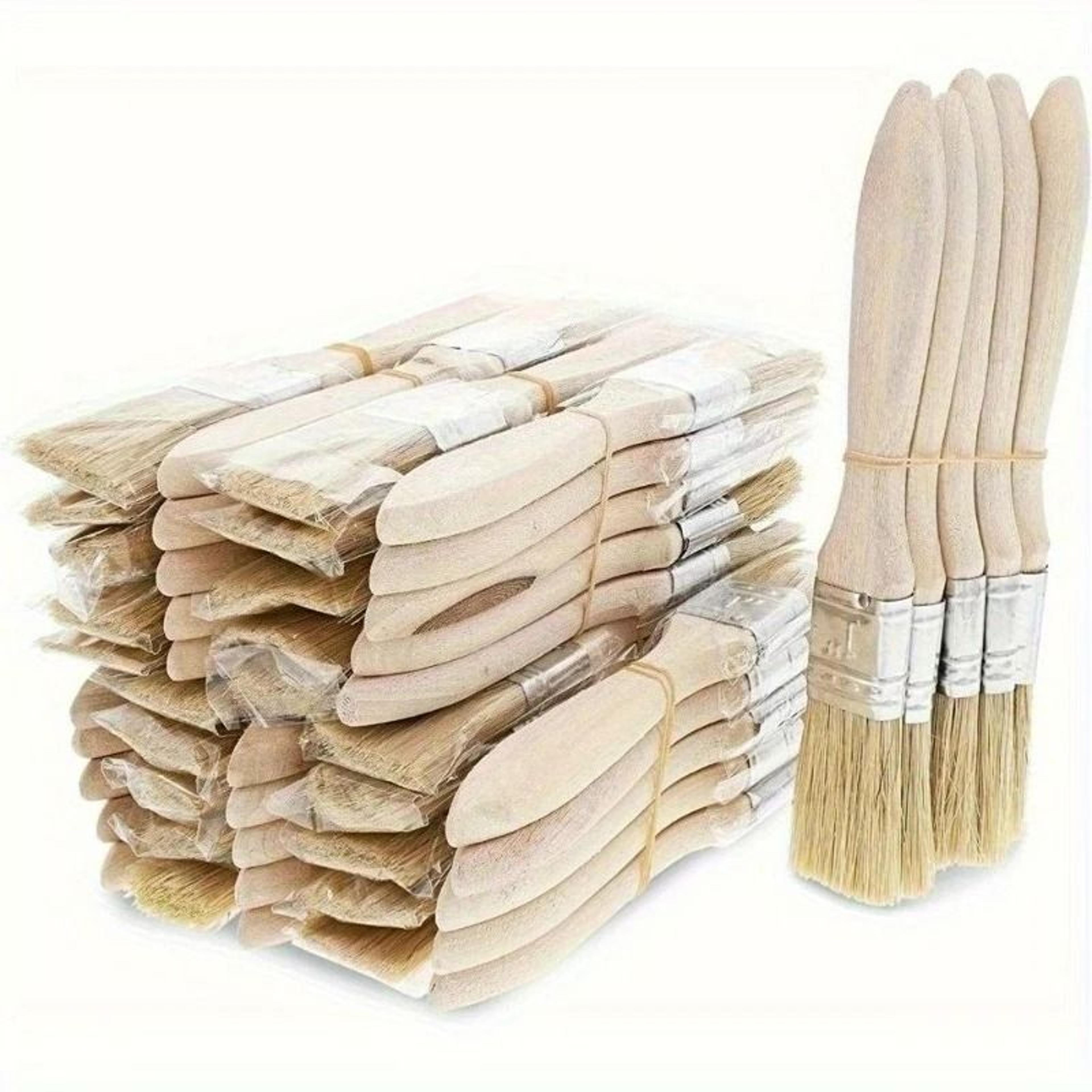 bristle paint brush set flat bristle brushes for art painting dyeing and varnish